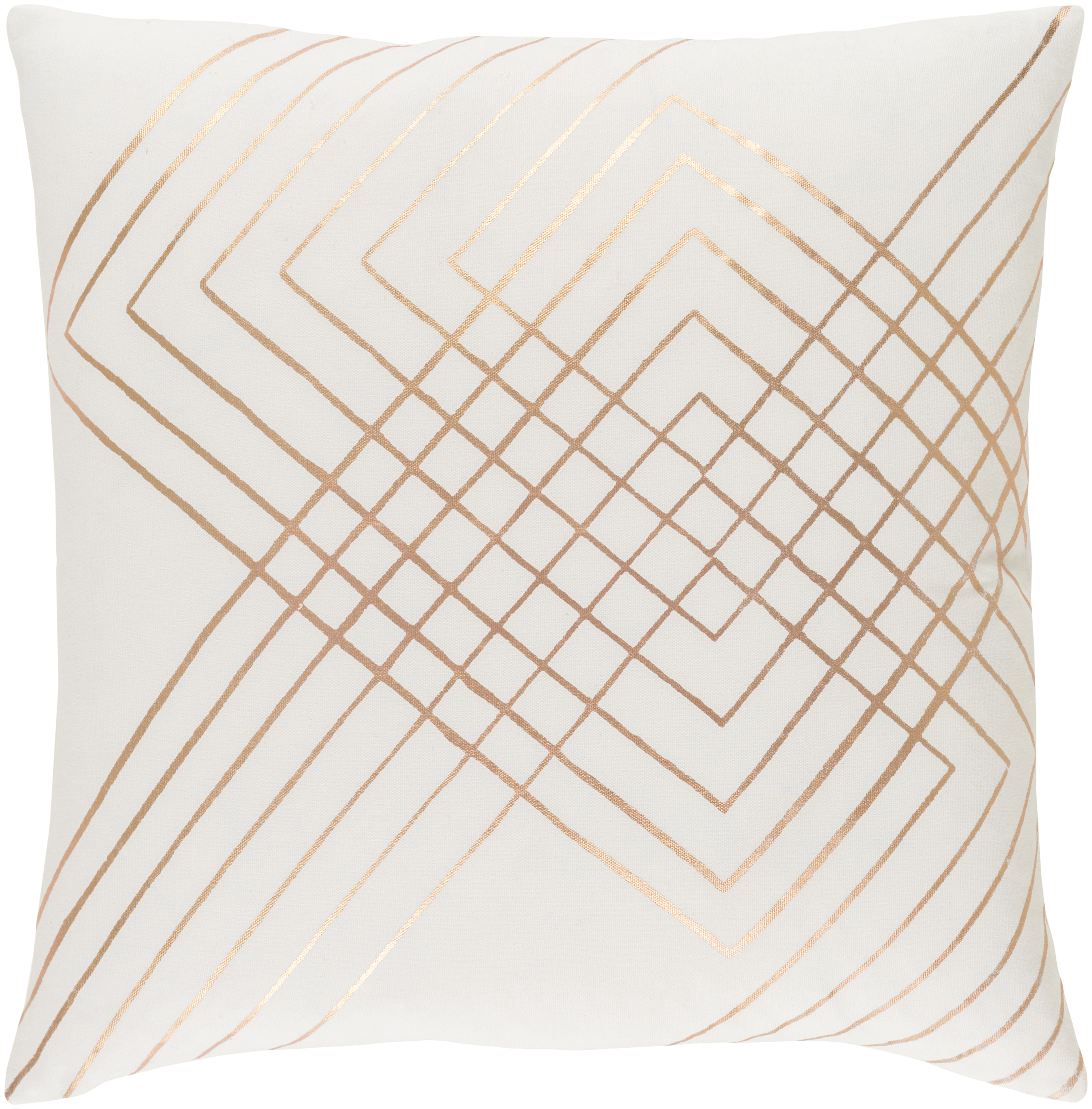 Crescent Throw Pillow, 20" x 20", with poly insert - Surya