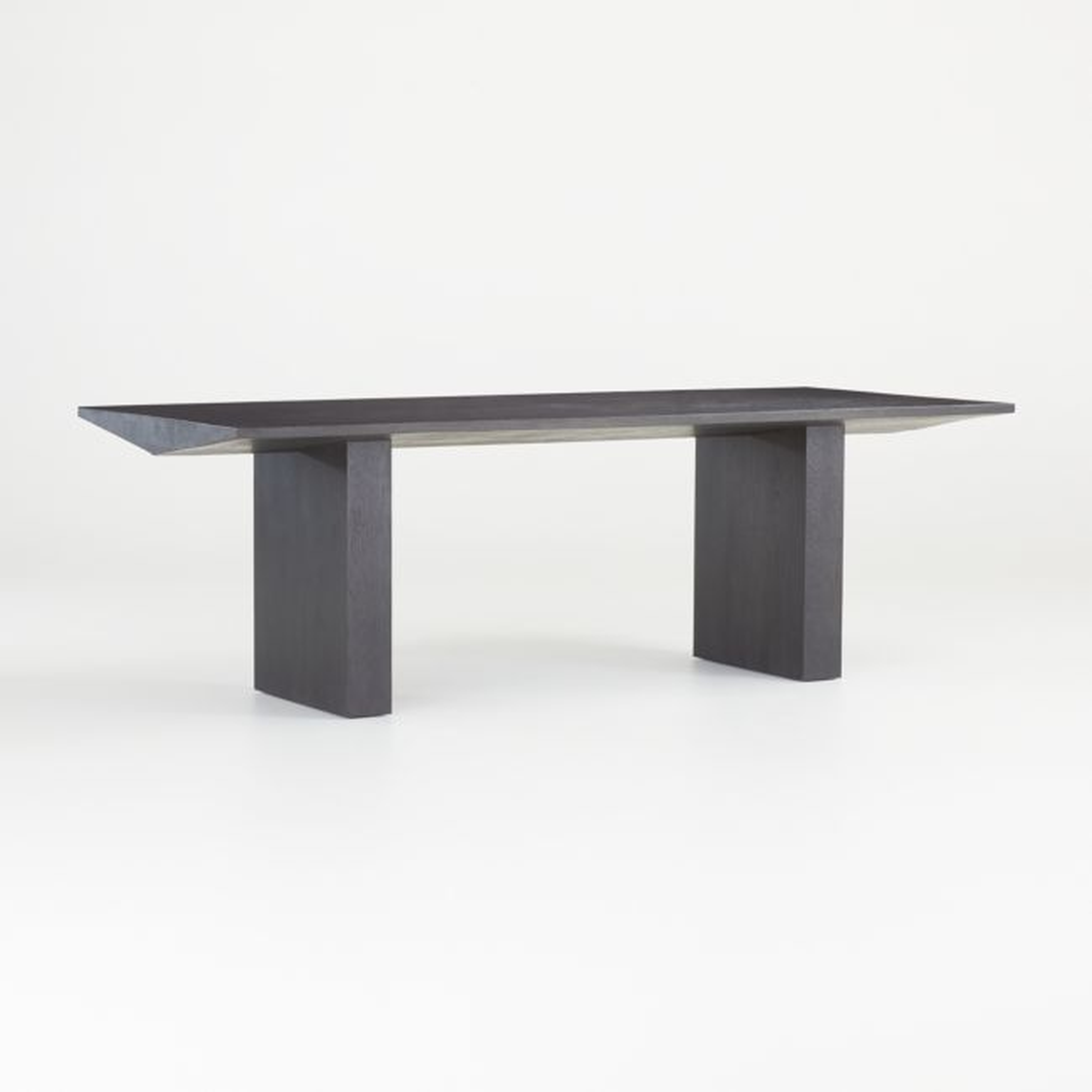 Van Charcoal Brown Wood Dining Table by Leanne Ford - Crate and Barrel