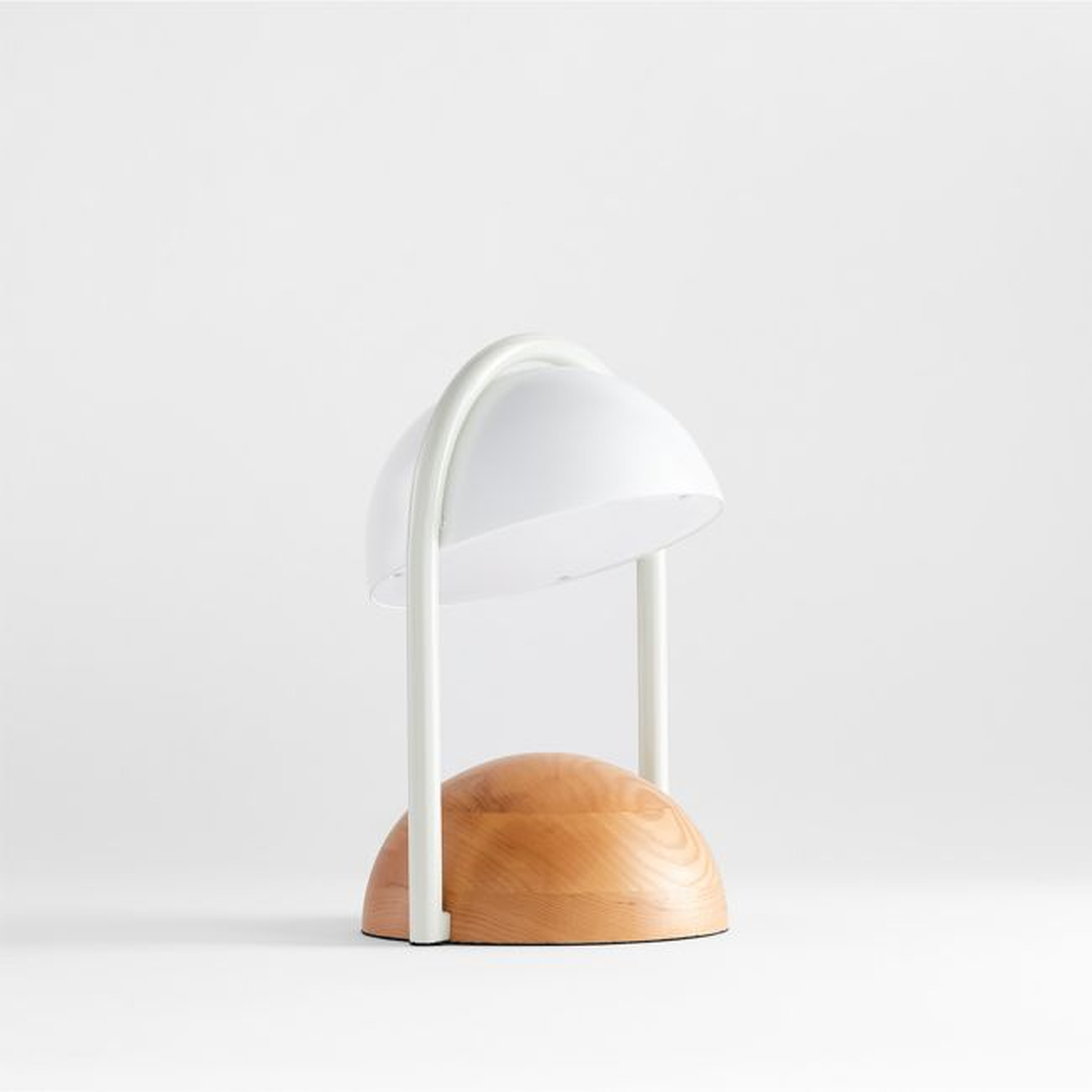Kids White Shroom Table Lamp - Crate and Barrel