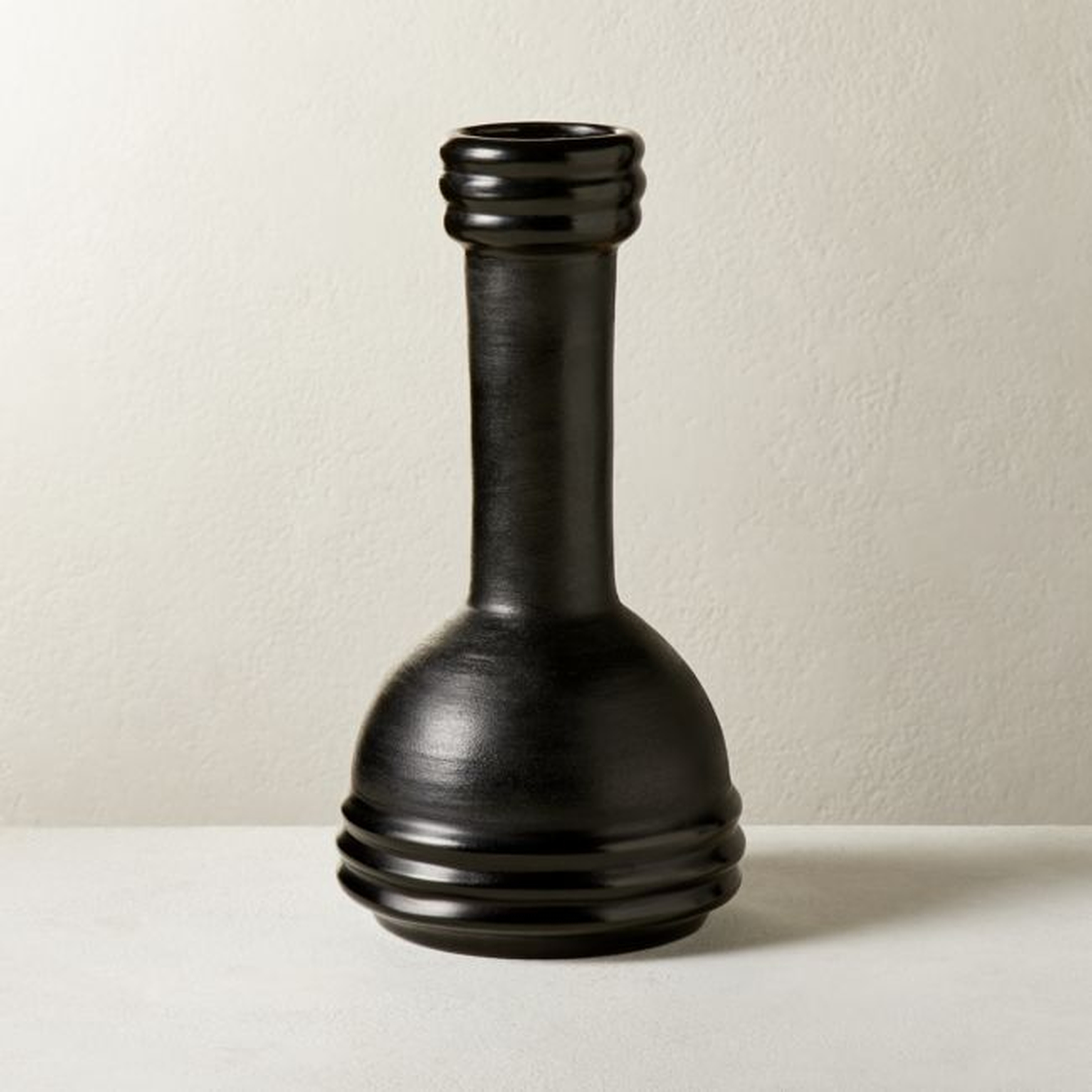 Soto Black Vase - CB2
