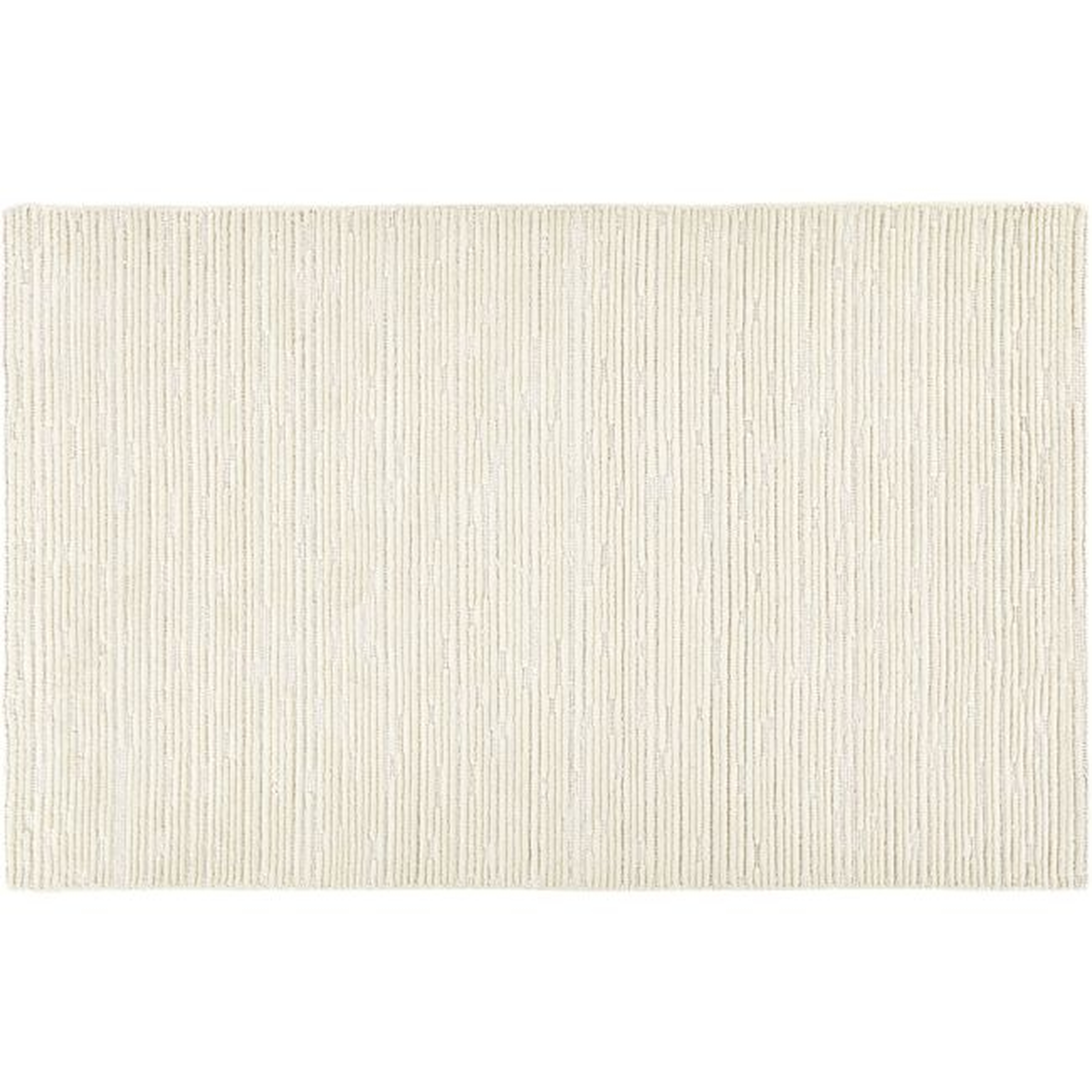 Elfen Ivory Textured Wool Rug 8'x10' - CB2