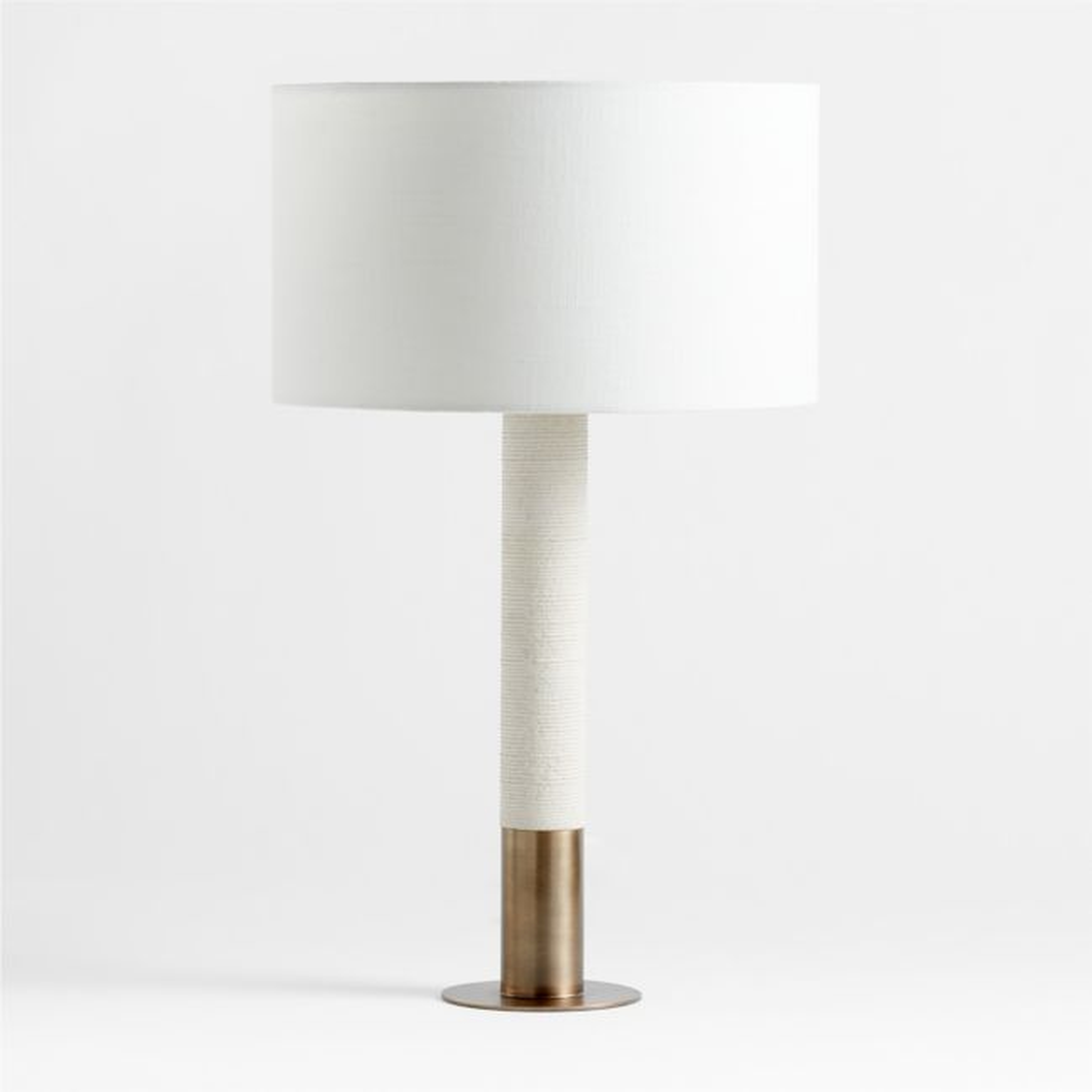 Larsen Sandstone Table Lamp 27" - Crate and Barrel