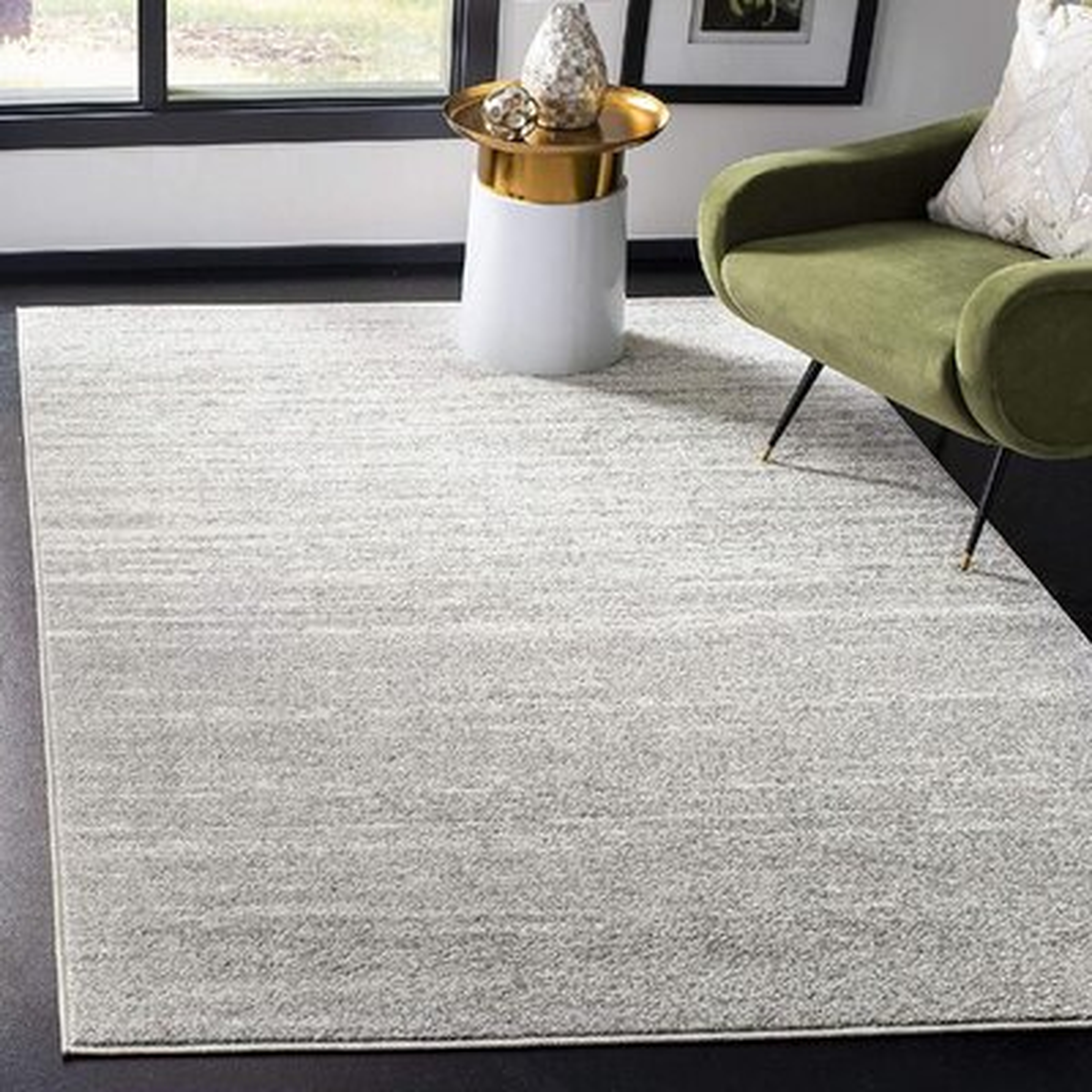Modern Ombre Non-Shedding Living Room Bedroom Accent Area Rug, 4' X 6' - Wayfair