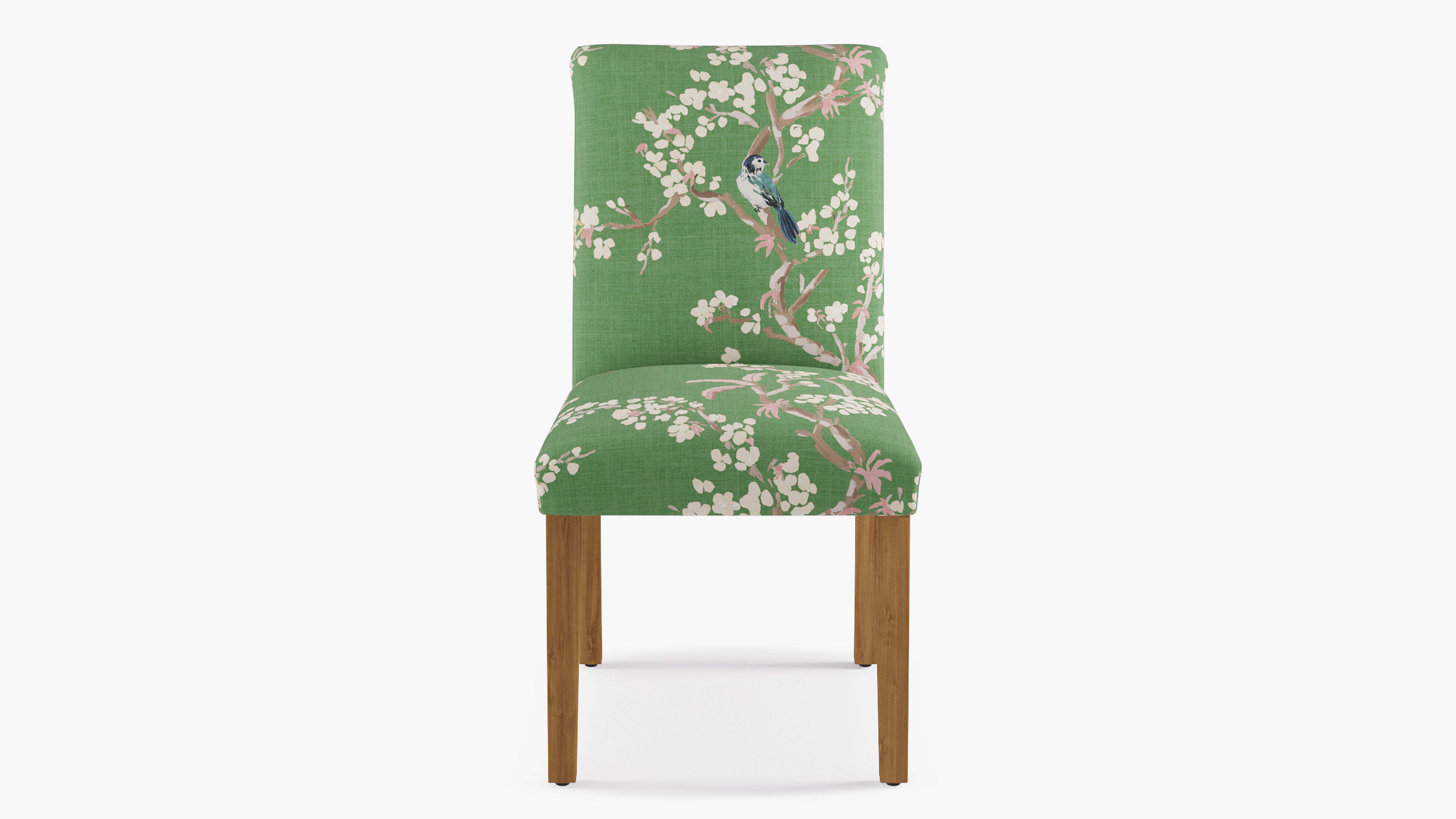 Classic Dining Chair, Jade Cherry Blossom, Natural - The Inside