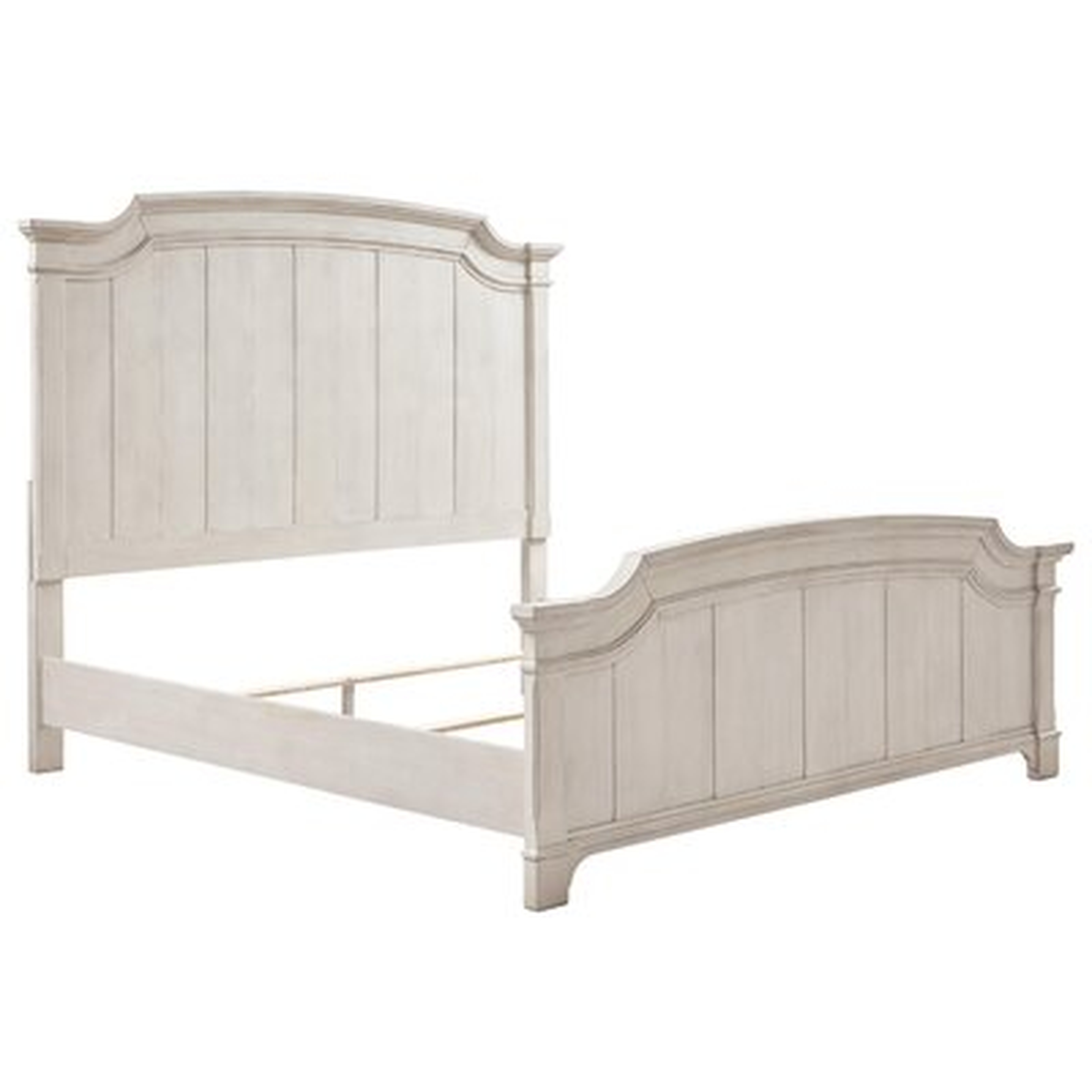 Gutshall White/Brown King/Cal King Panel Headboard - Wayfair