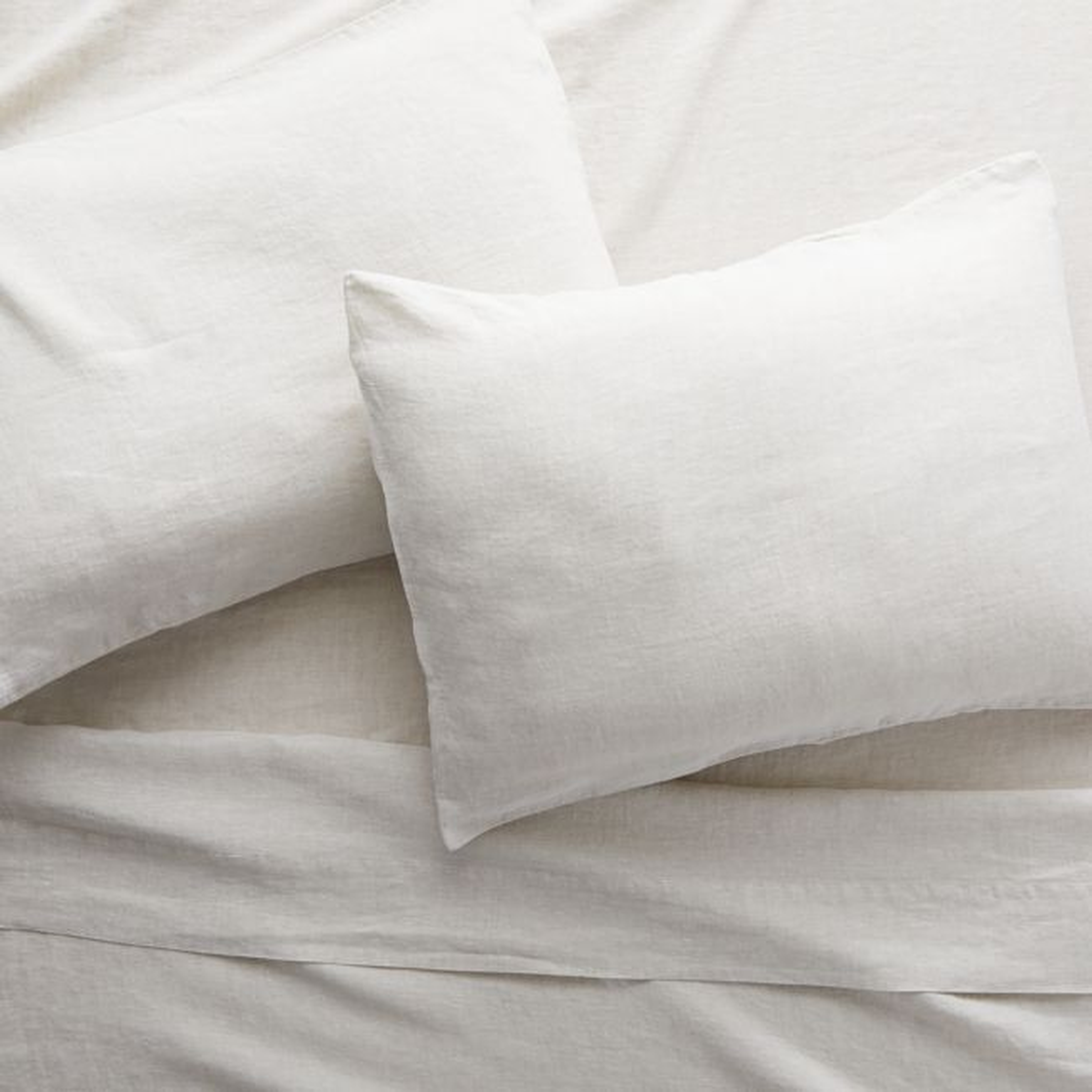 Linen Flax King Pillowcases Set of 2 - CB2