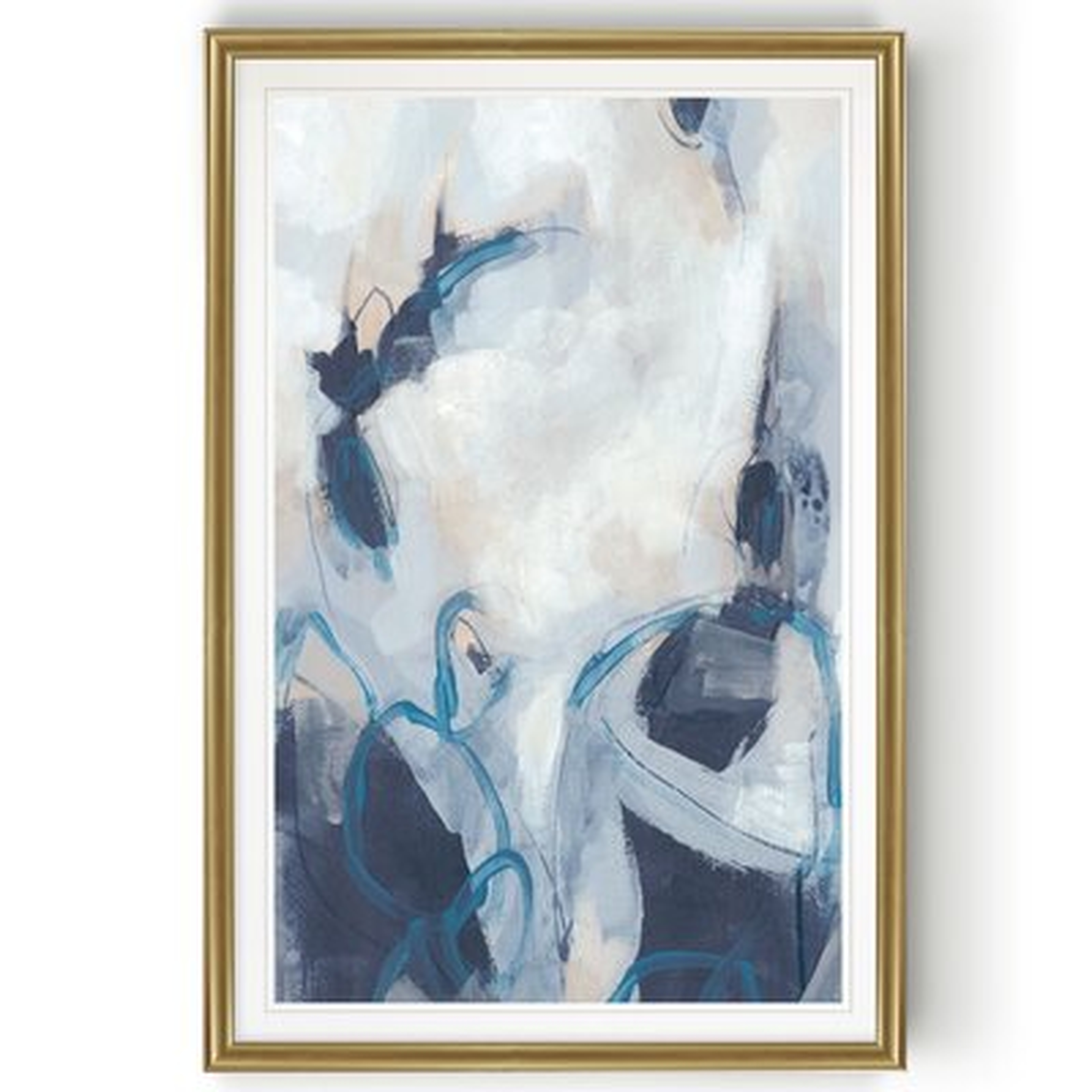 'Blue Process I' - Painting Print on Canvas - Wayfair