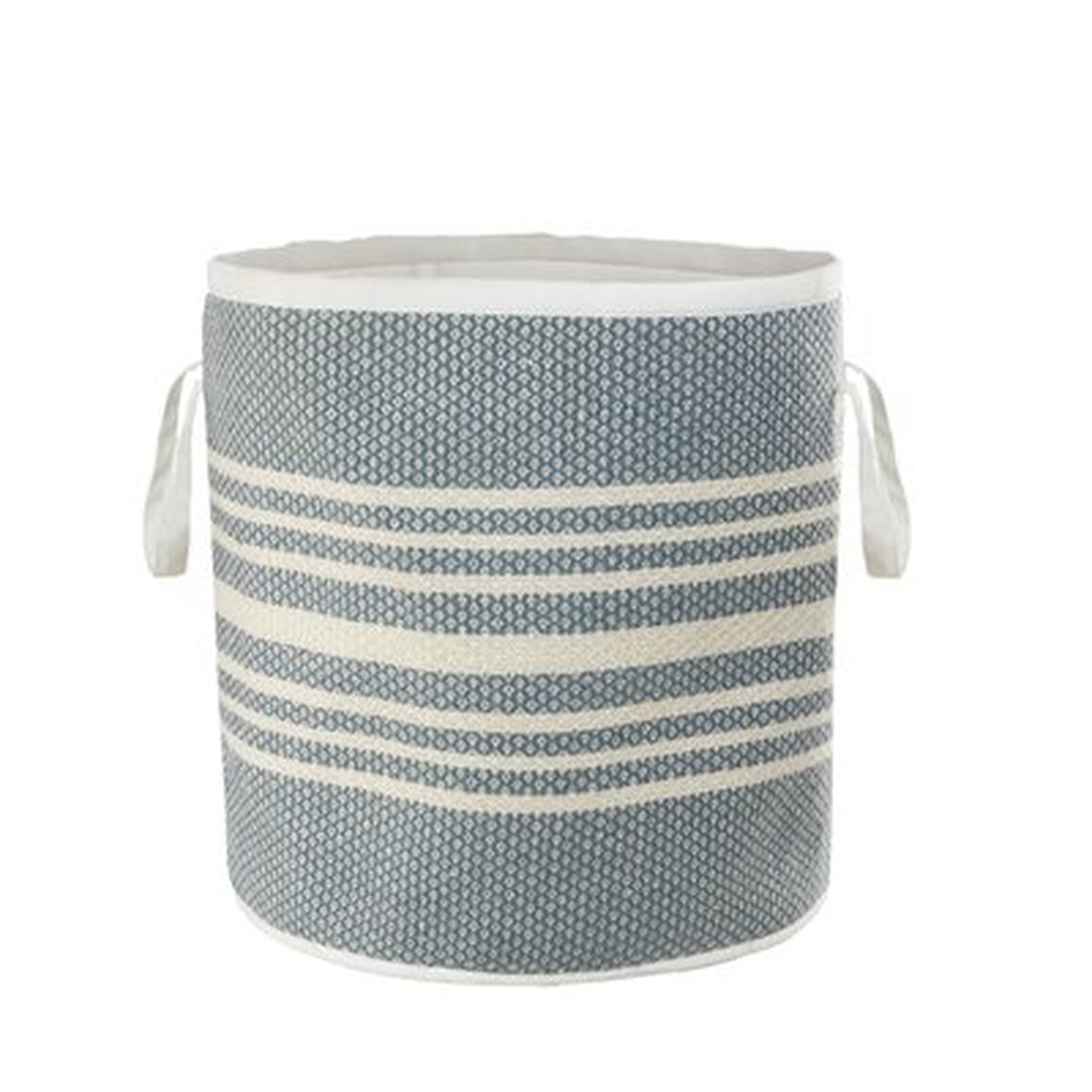 Simple Stripe Farmhouse Indoor Outdoor Storage Basket - Wayfair