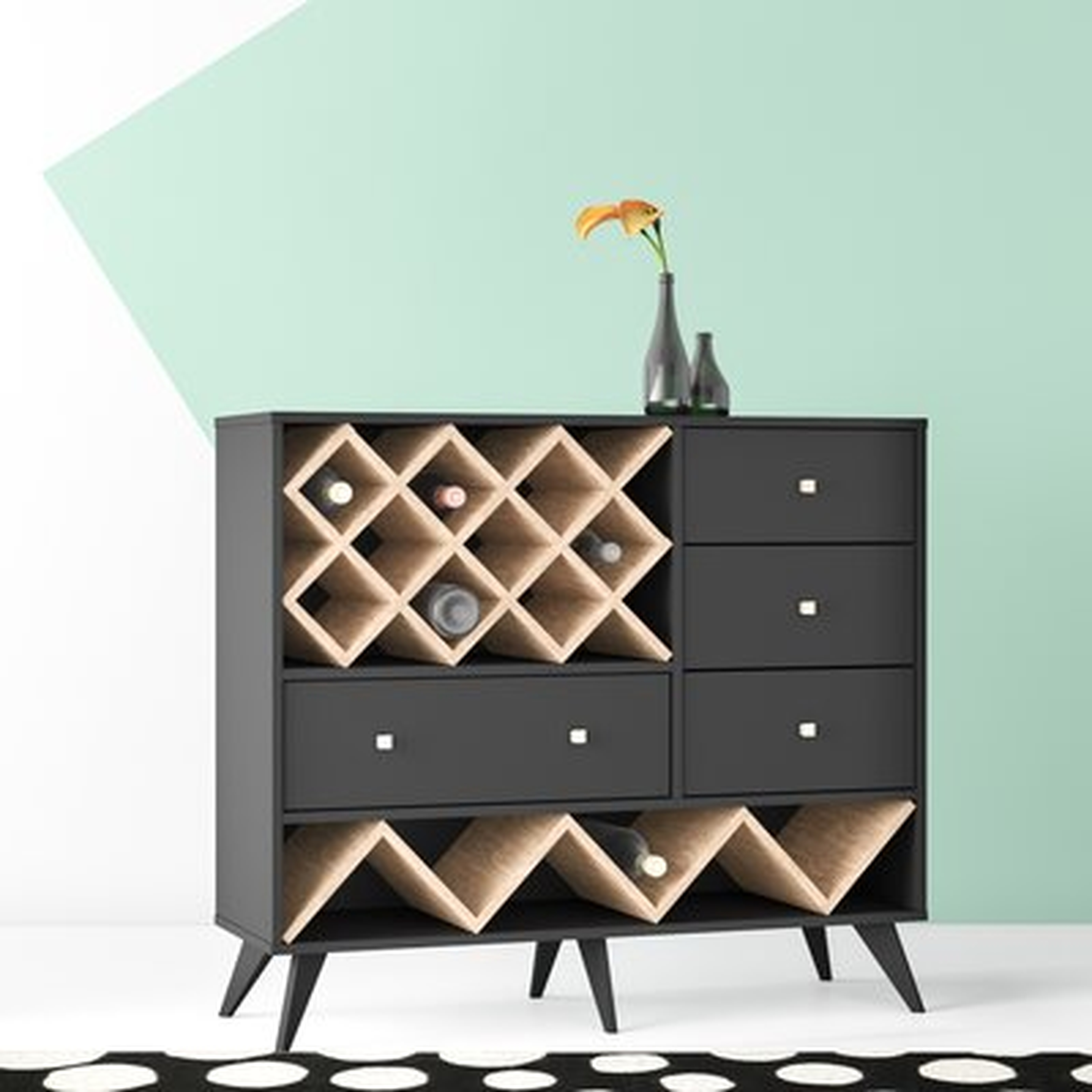 Dixon Bar with Wine Storage - Wayfair