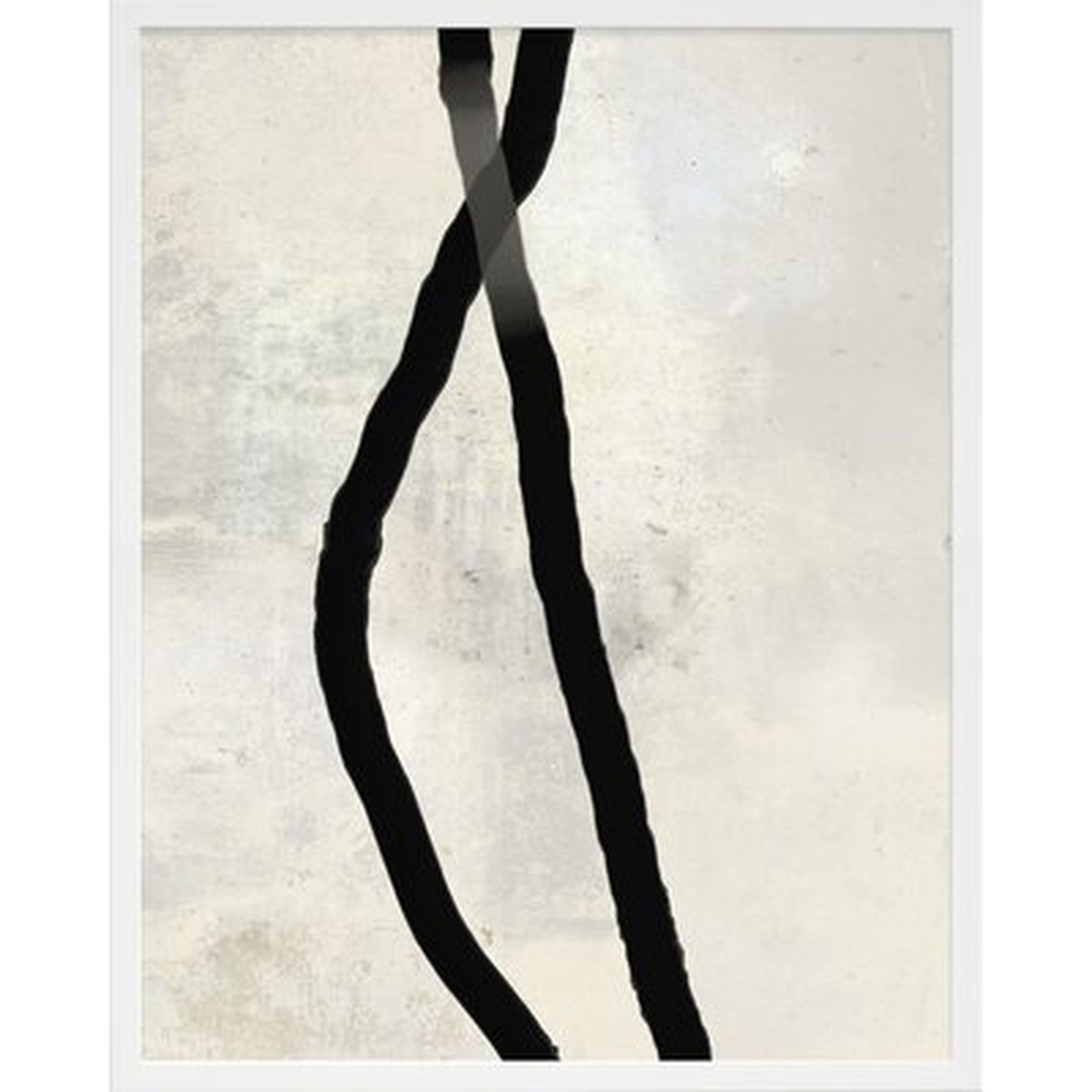 Rope Series II Black Rope 4 by Jacques Pilon - Picture Frame Painting Print - AllModern