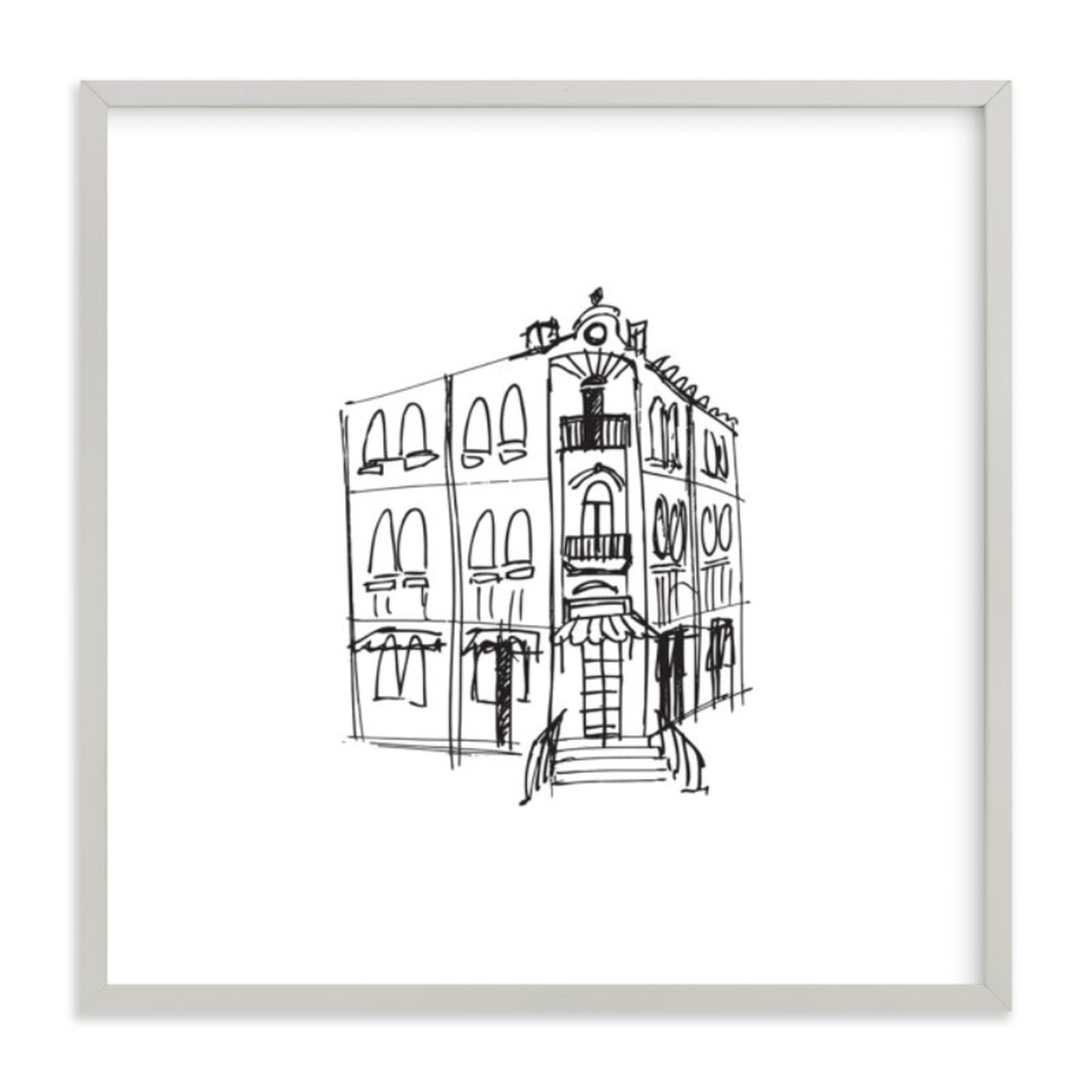 Paris Street Shop 3 Art Print - Minted