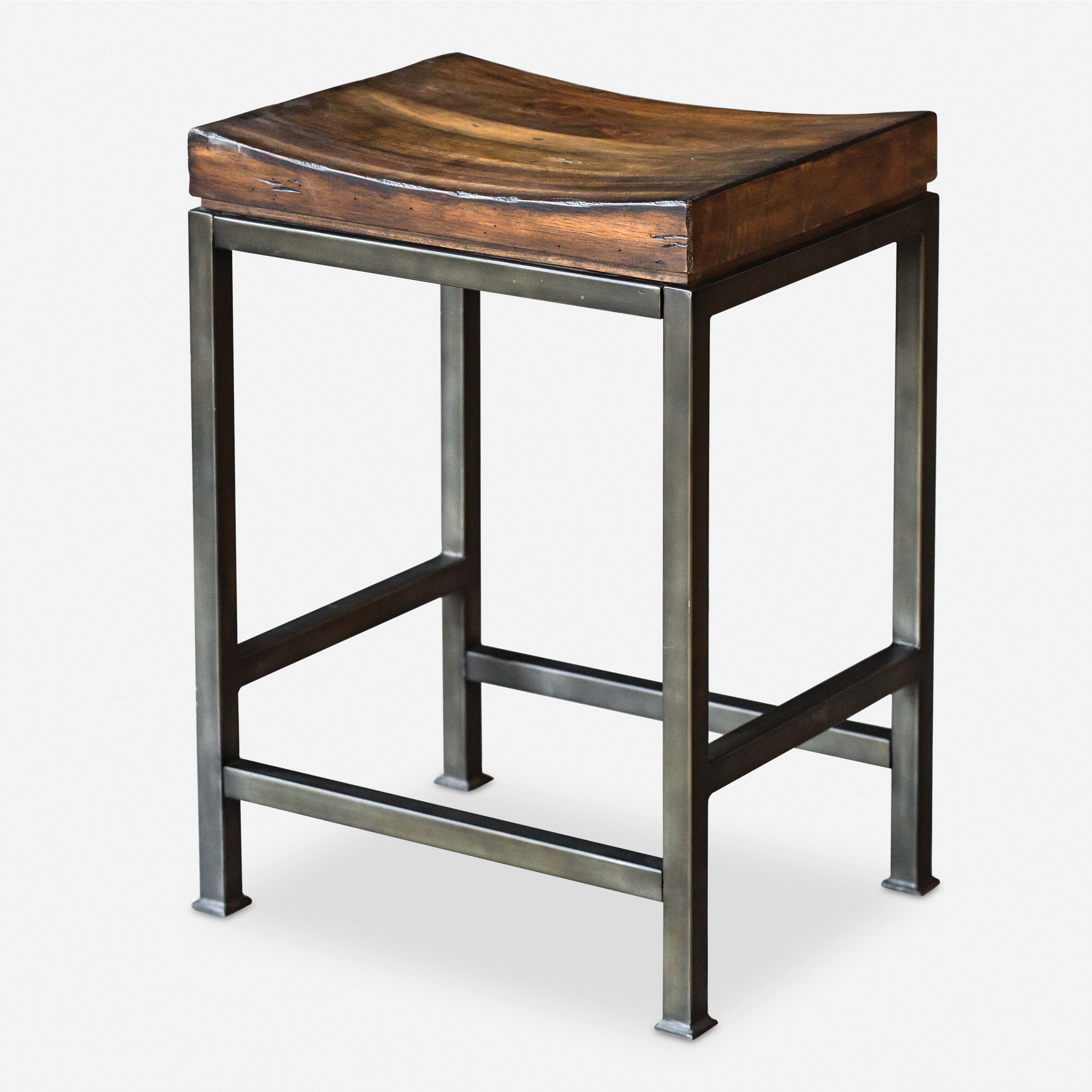 Beck Wood Counter Stool - Uttermost
