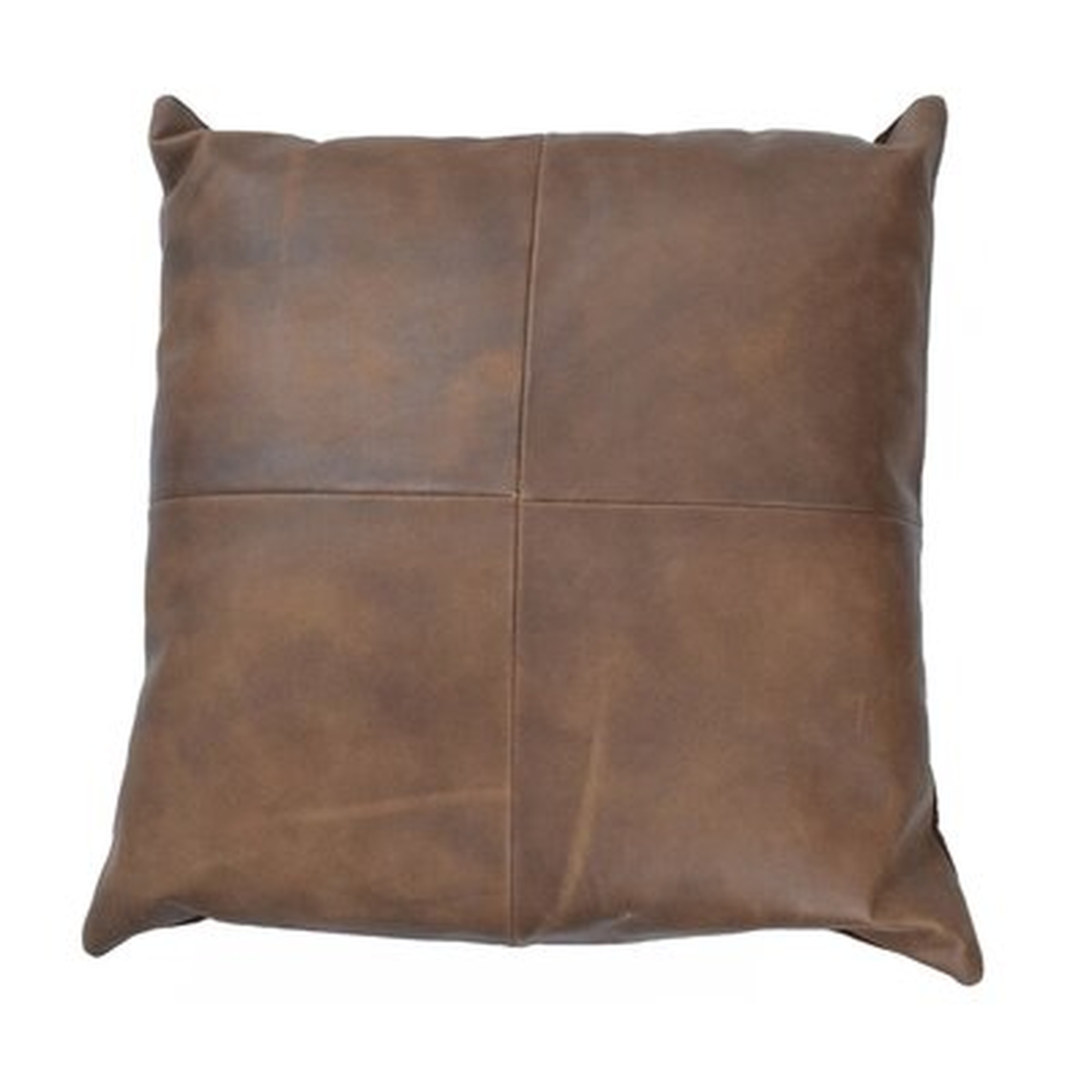 Harton Square Leather Pillow Cover and Insert - Wayfair