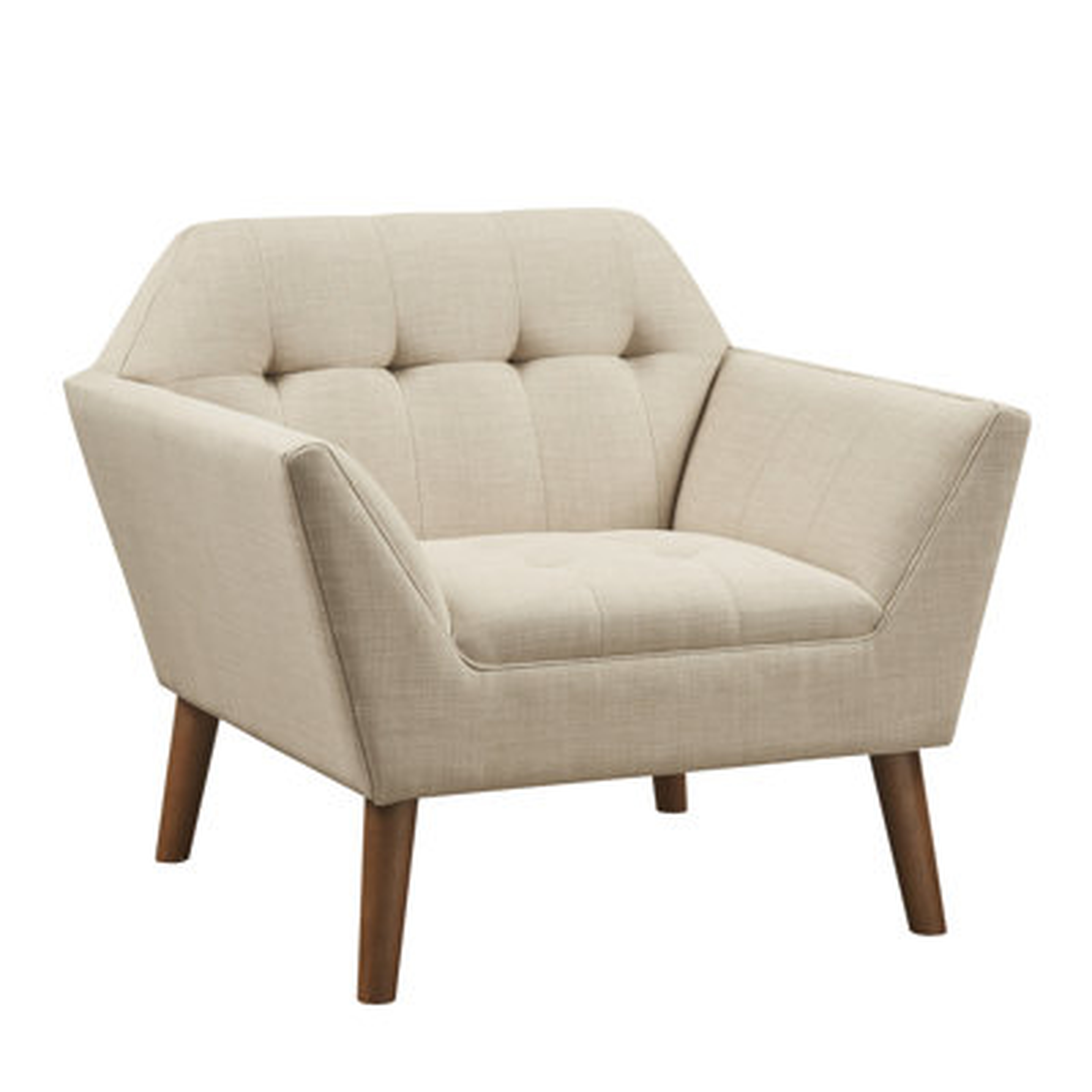 Hoboken 96.52Cm Wide Tufted Polyester Armchair - Wayfair
