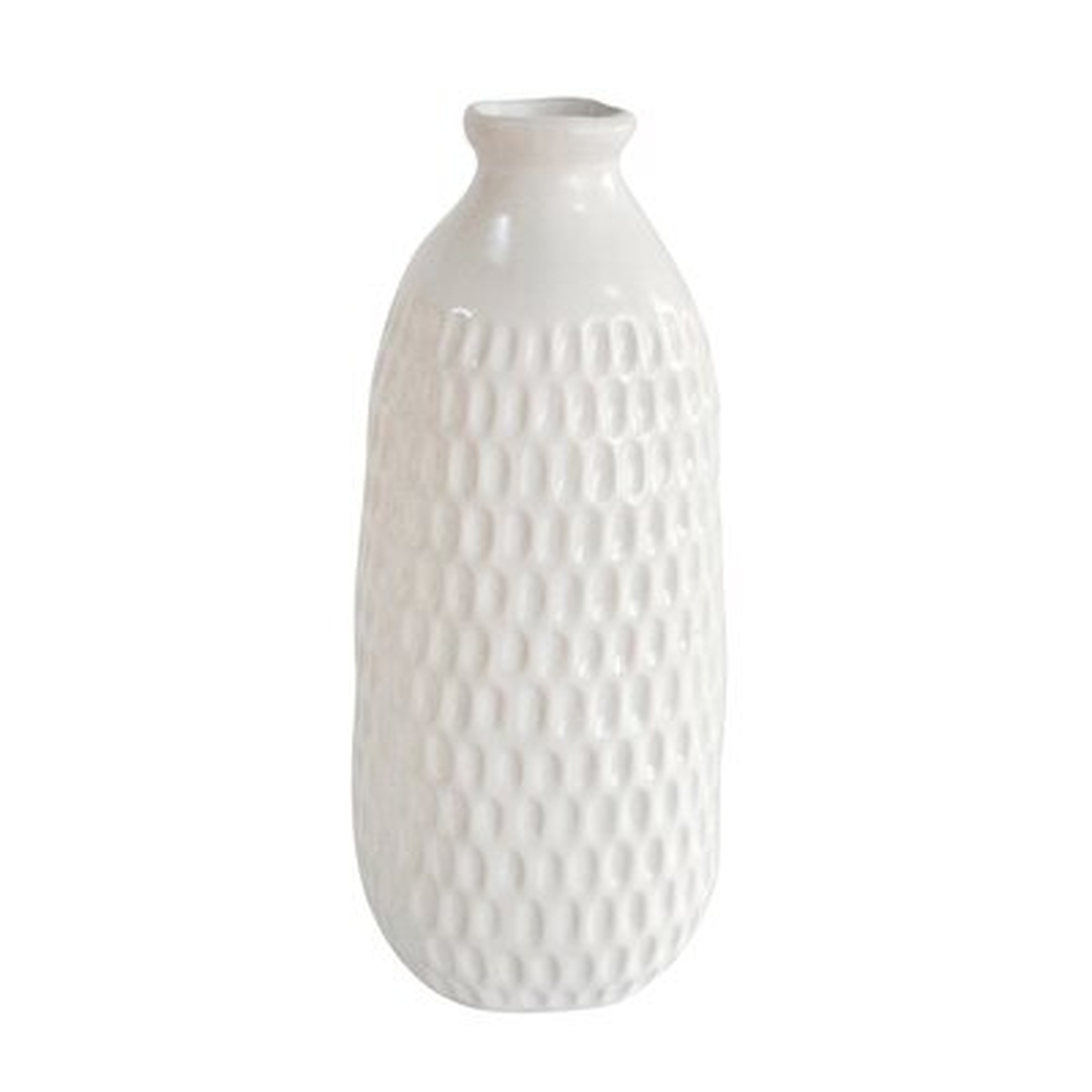 Matranga White Indoor / Outdoor Ceramic Table Vase - Wayfair