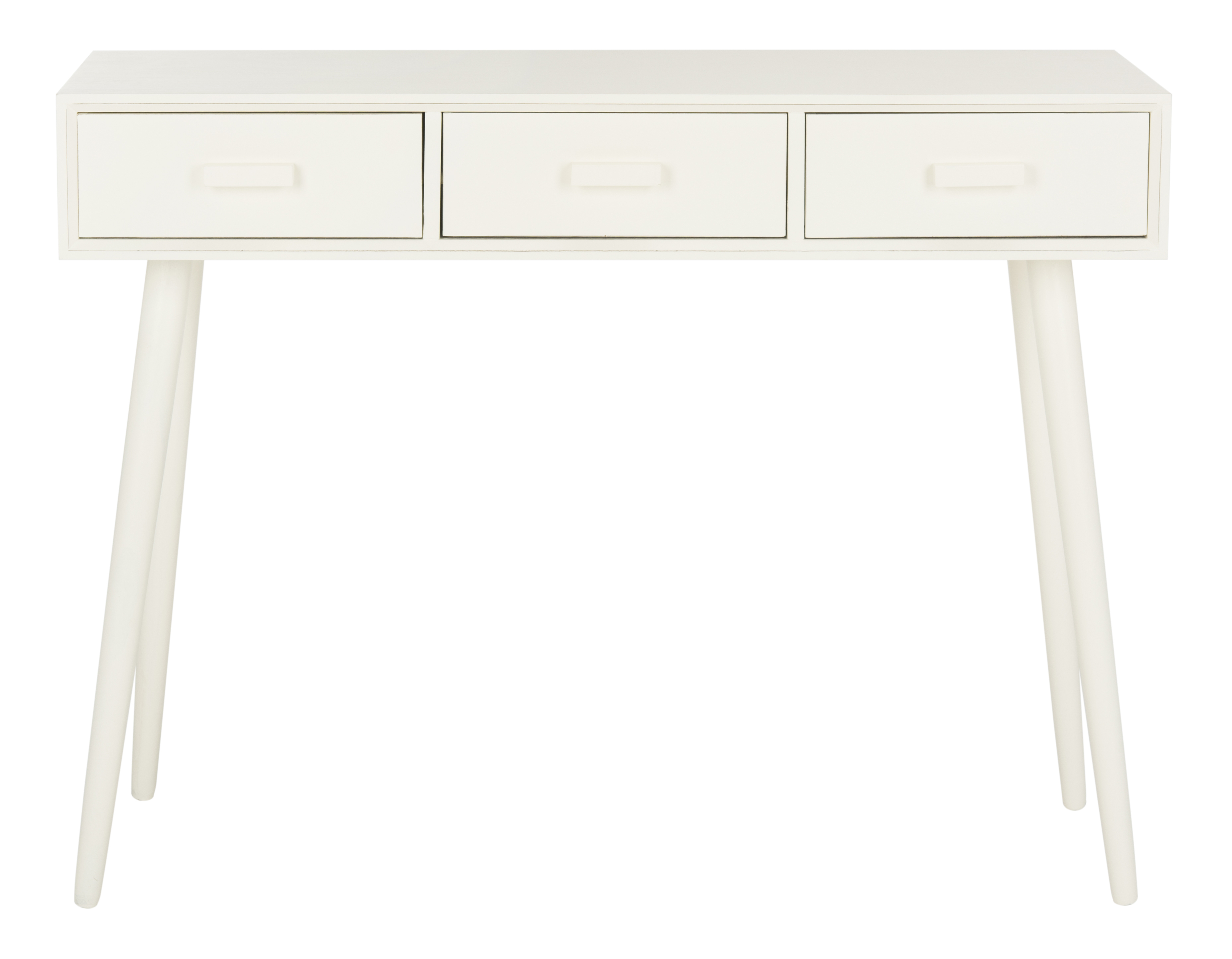 Albus 3 Drawer Console Table - Antique/White - Safavieh - Arlo Home