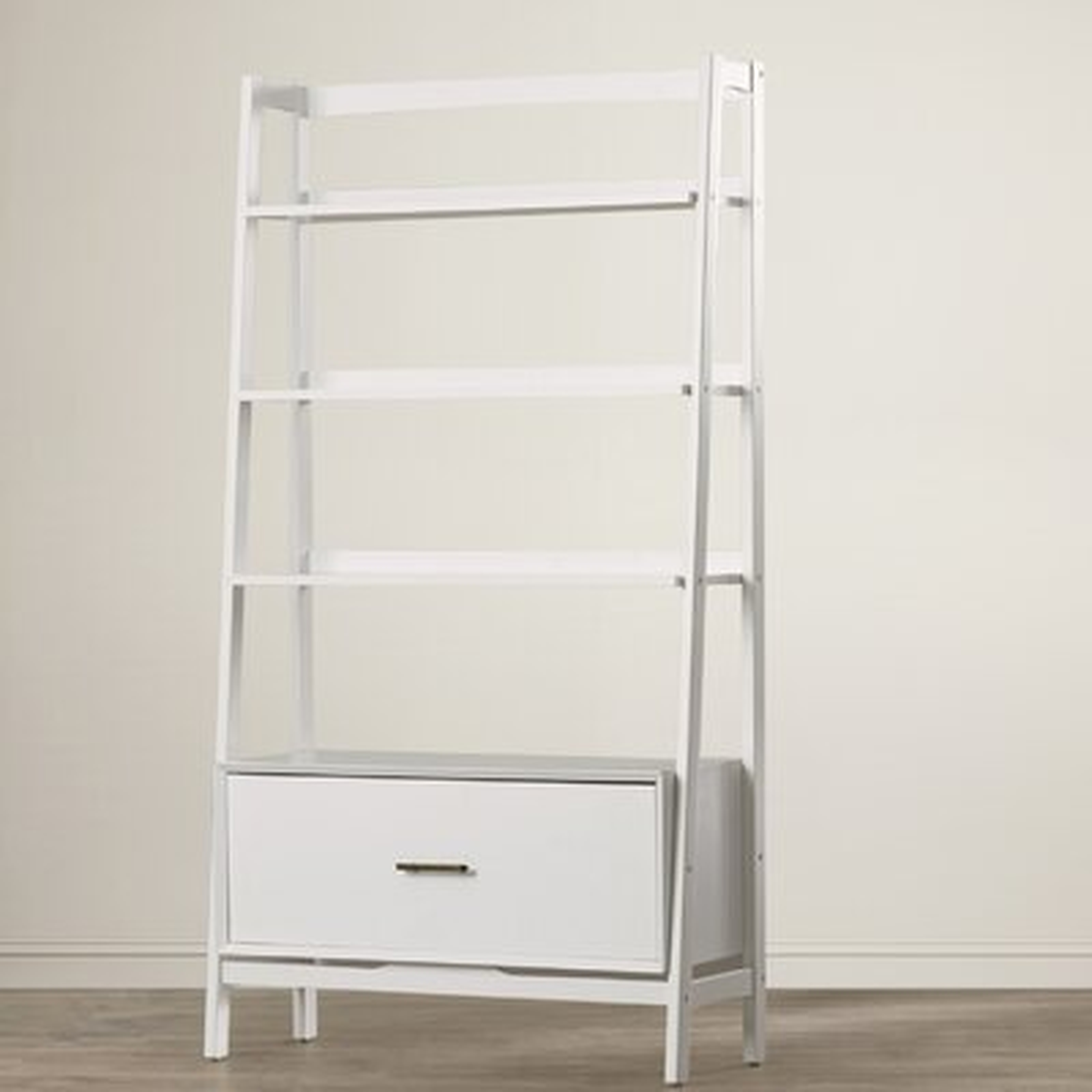 Stiles 70.25'' H x 38'' W Ladder Bookcase - Wayfair
