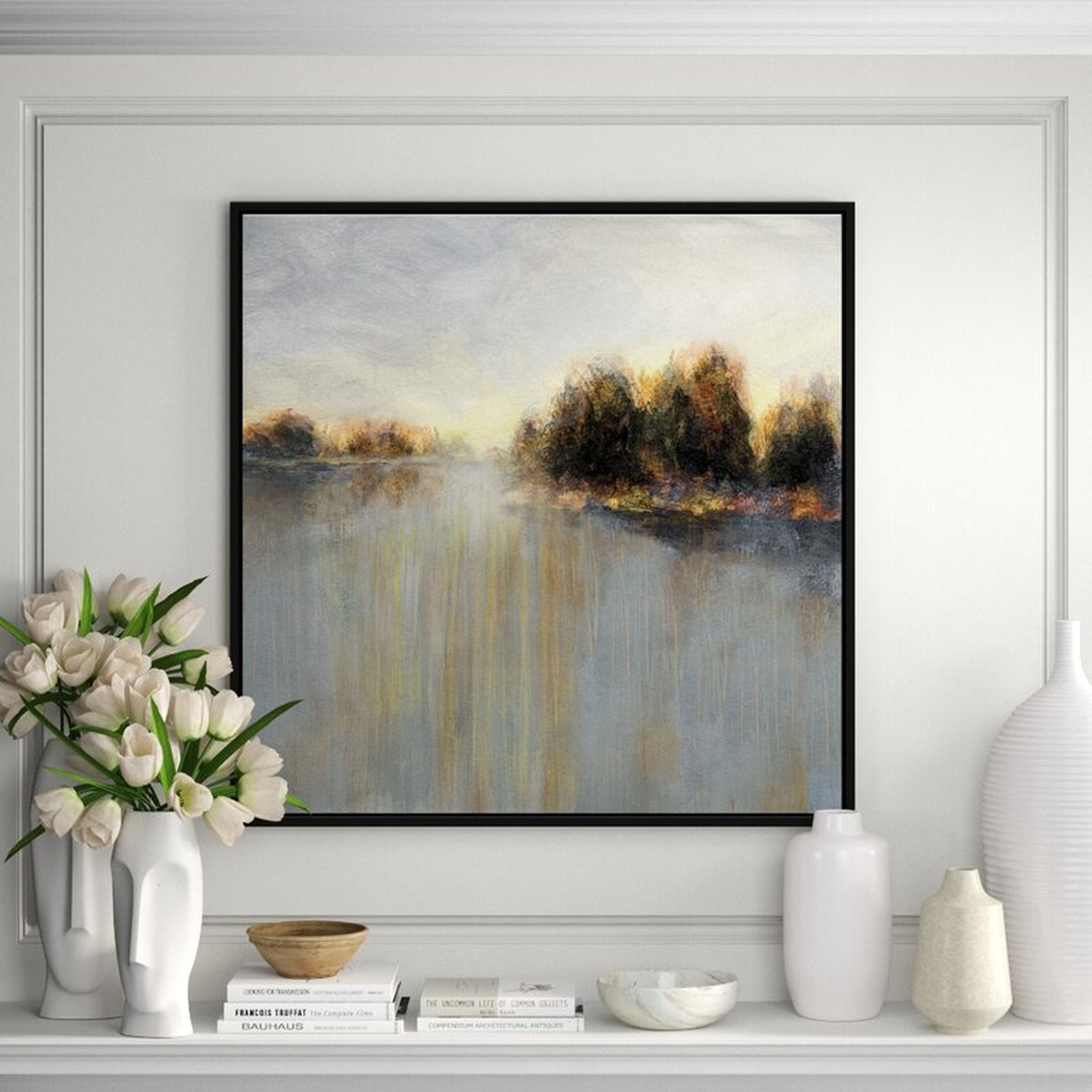 JBass Grand Gallery Collection 'Rainy Sunset II' Framed Print on Canvas - Perigold
