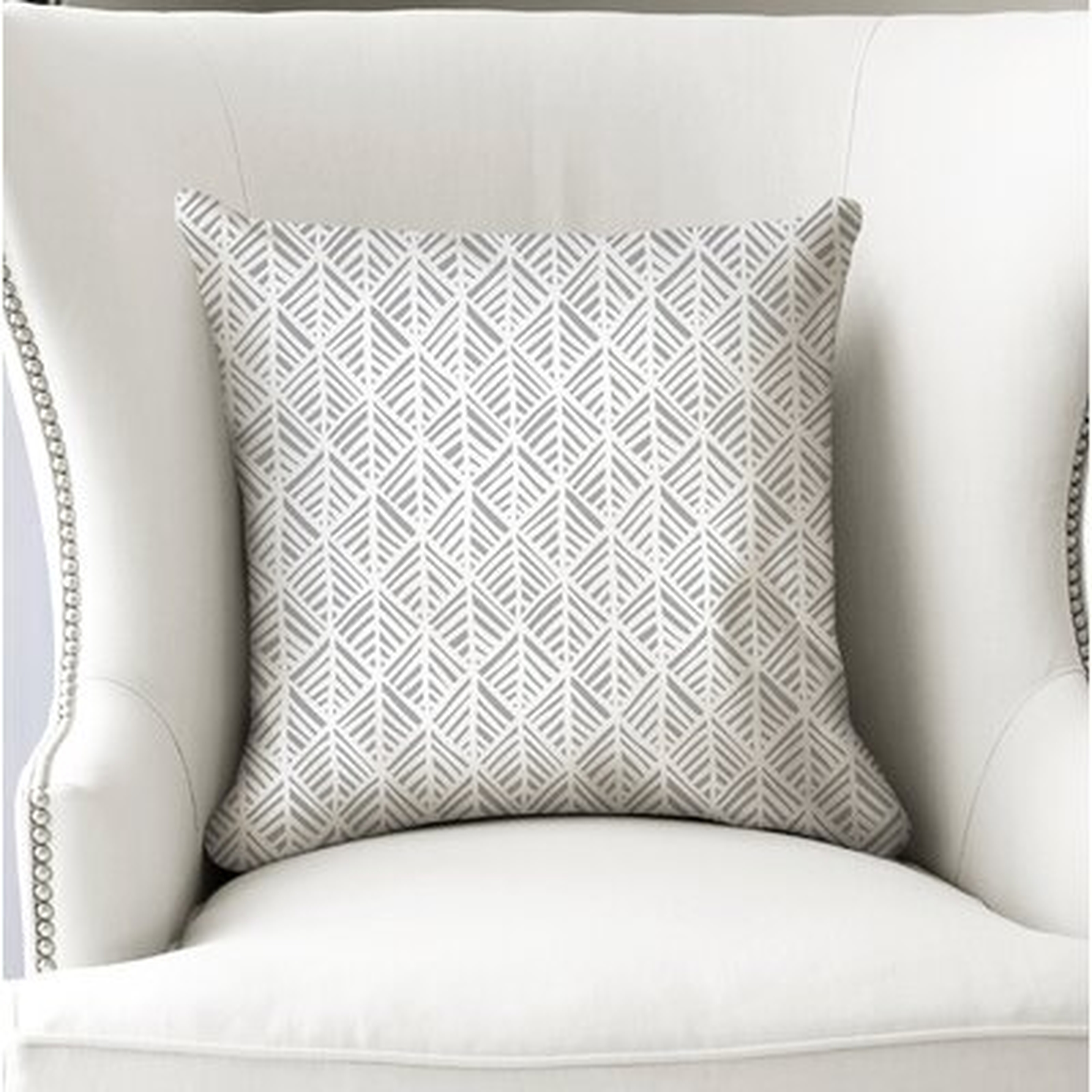 Jaren Cotton Geometric Throw Pillow - Wayfair
