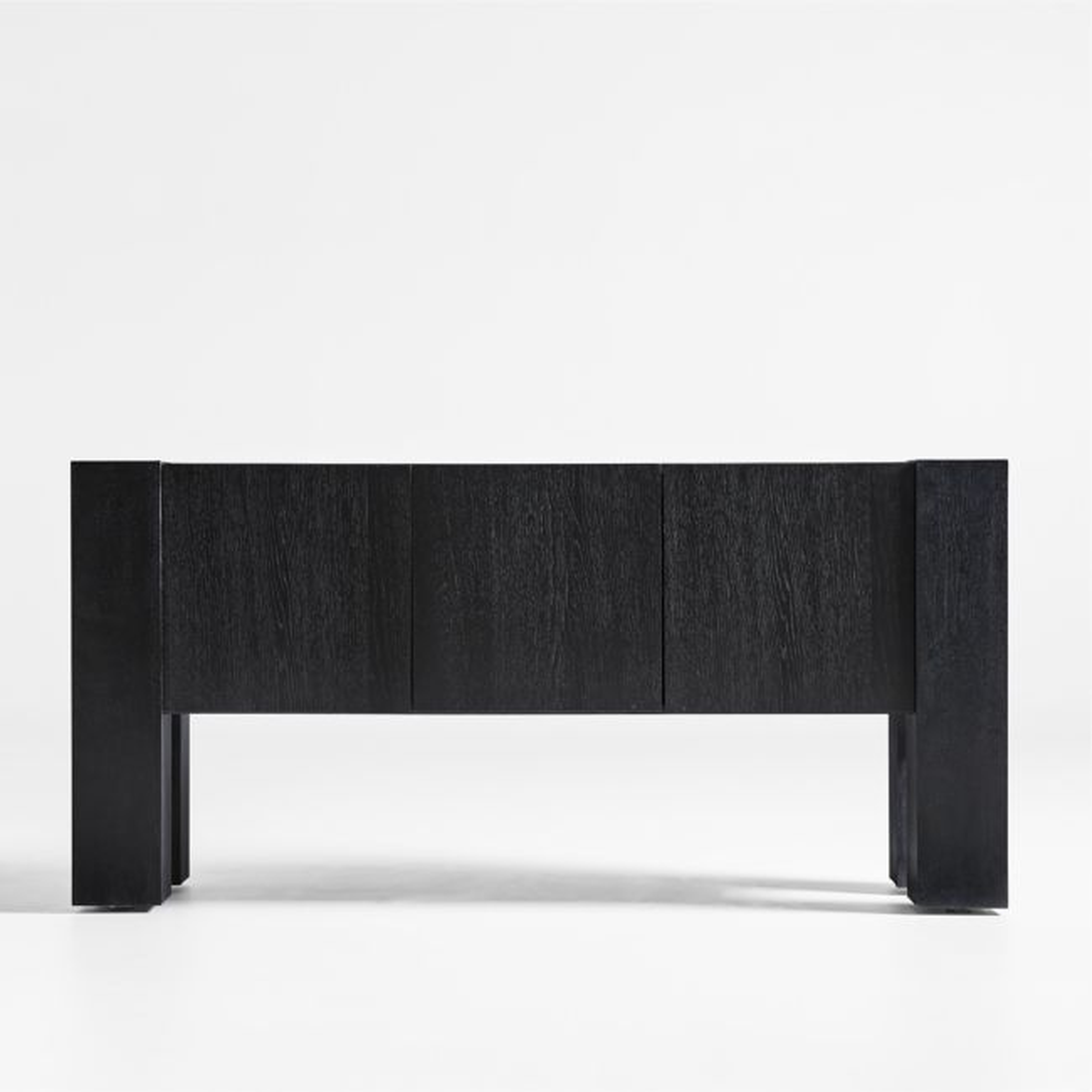 Sobro 67" Black Wood Credenza - Crate and Barrel