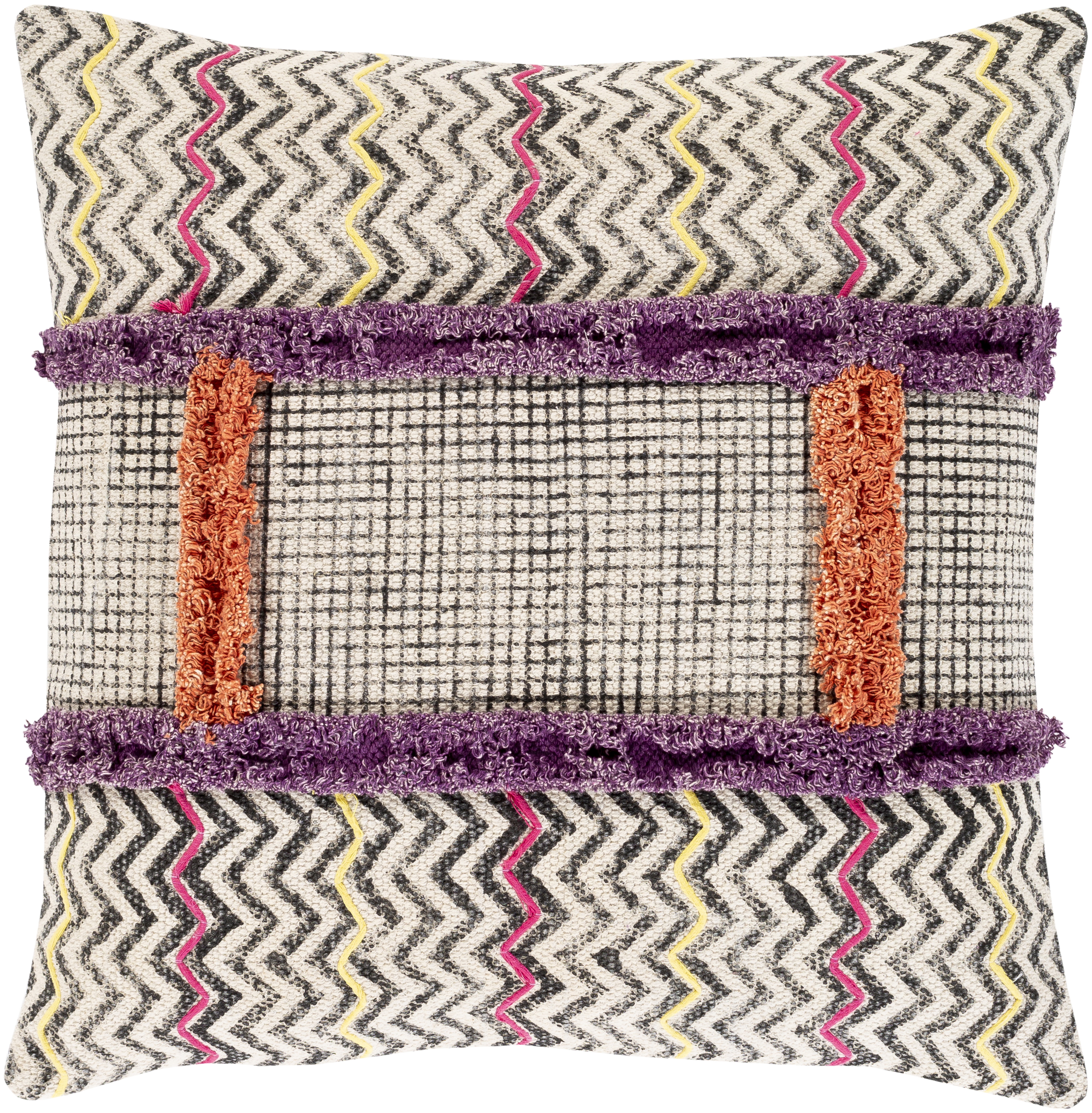 Raja Throw Pillow, 18" x 18", with down insert - Surya