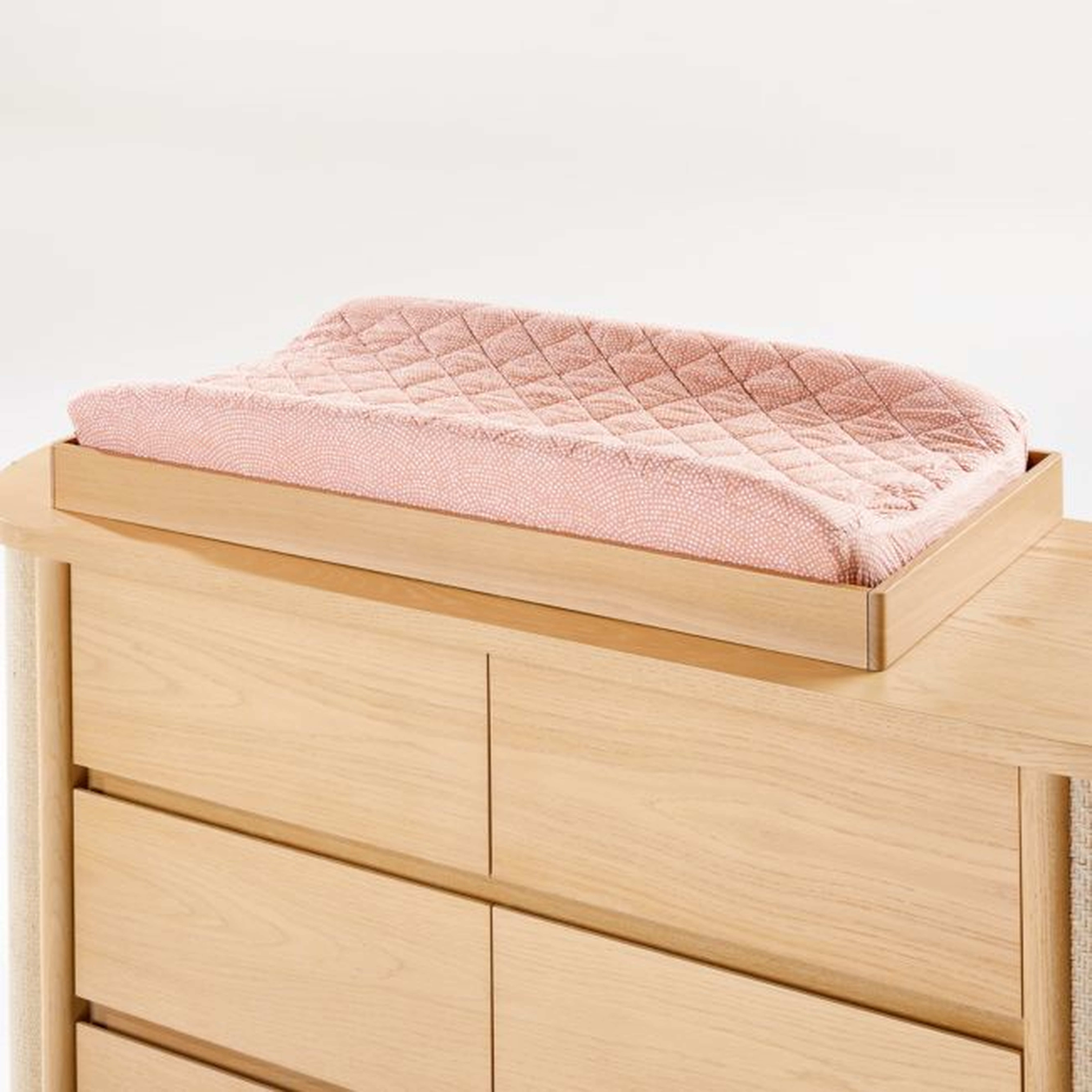 Canyon Natural Wood Baby Changing Table Topper by Leanne Ford - Crate and Barrel