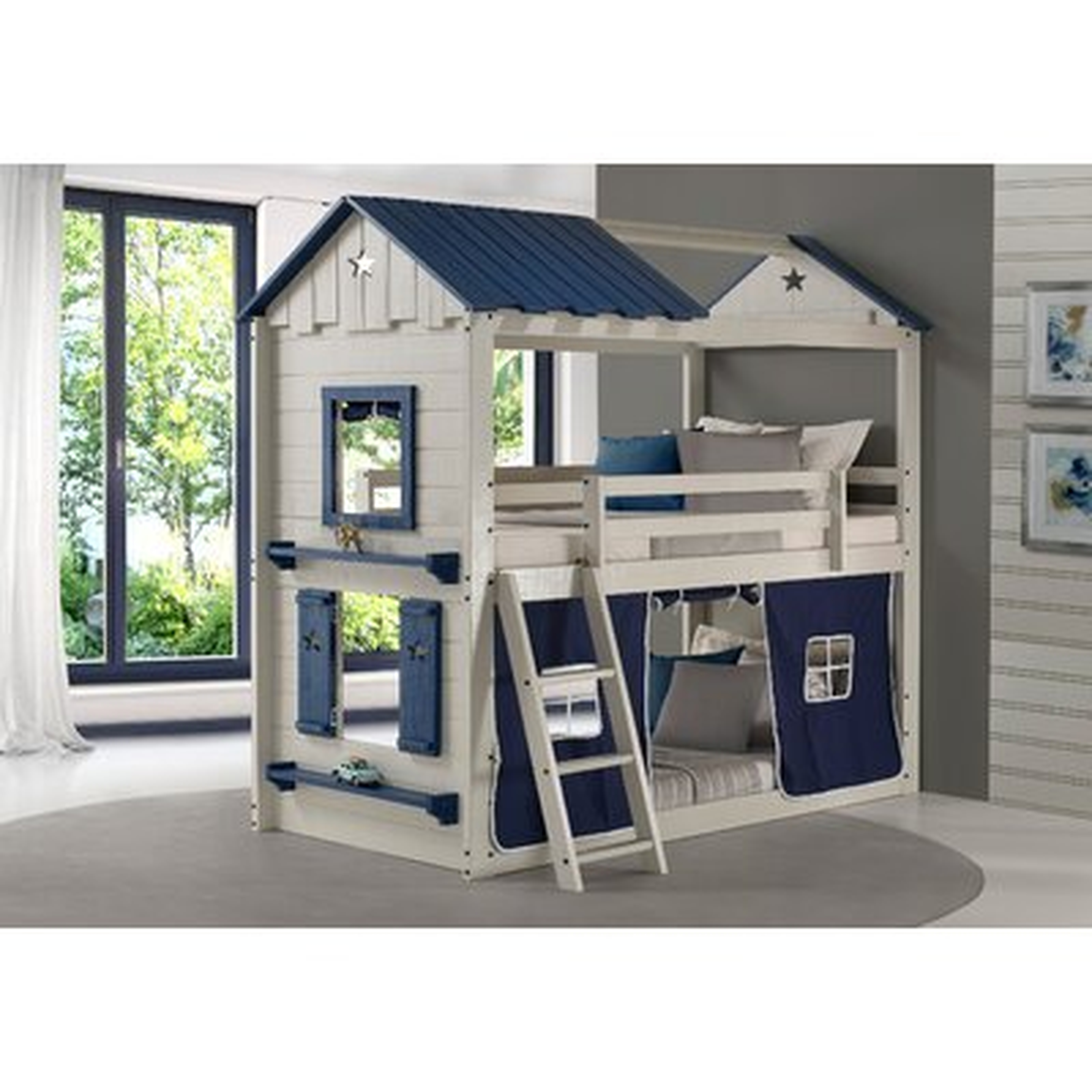 Schmeling Twin over Twin Loft Bed - Wayfair