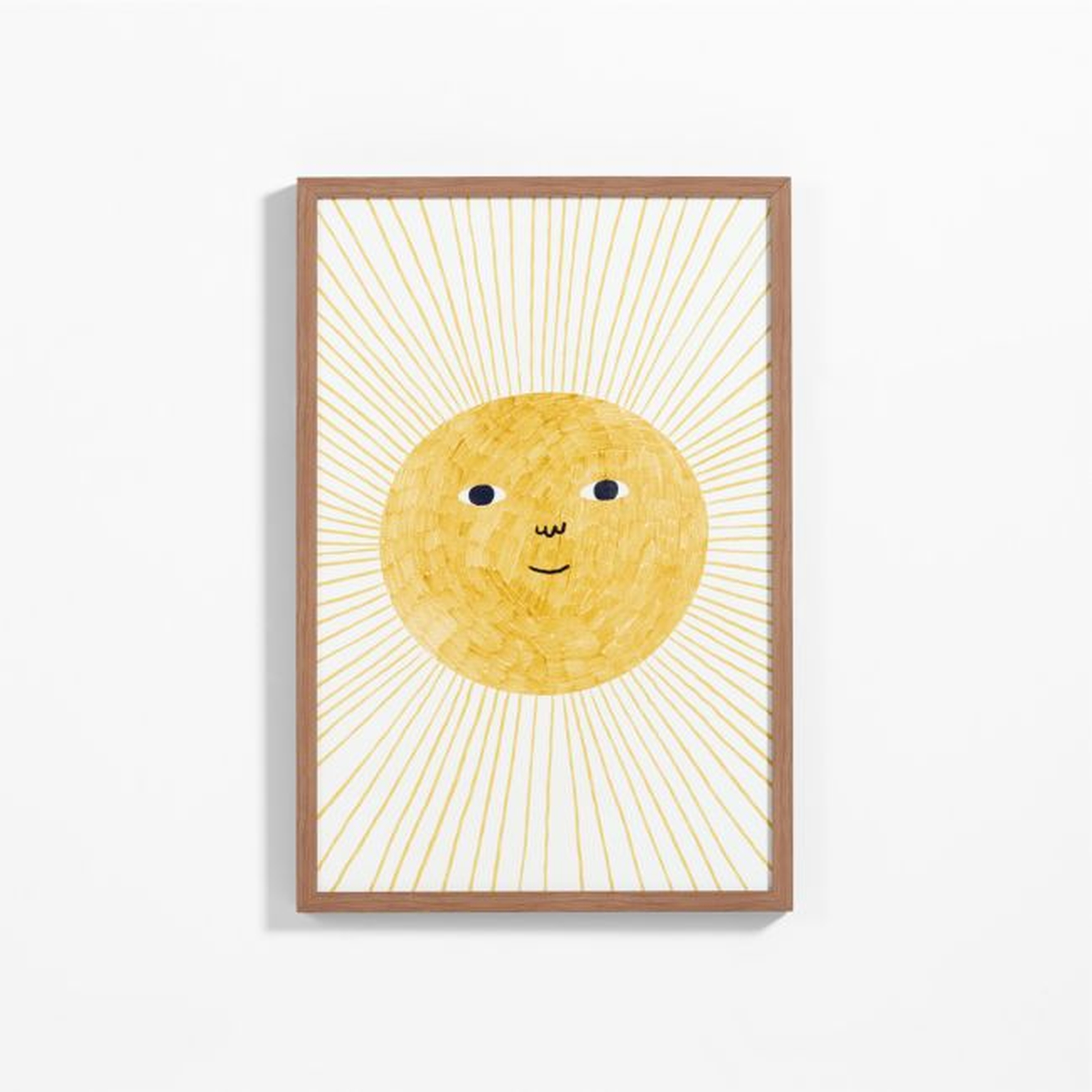 Sun Beams Large Framed Wall Art Print - Crate & Kids