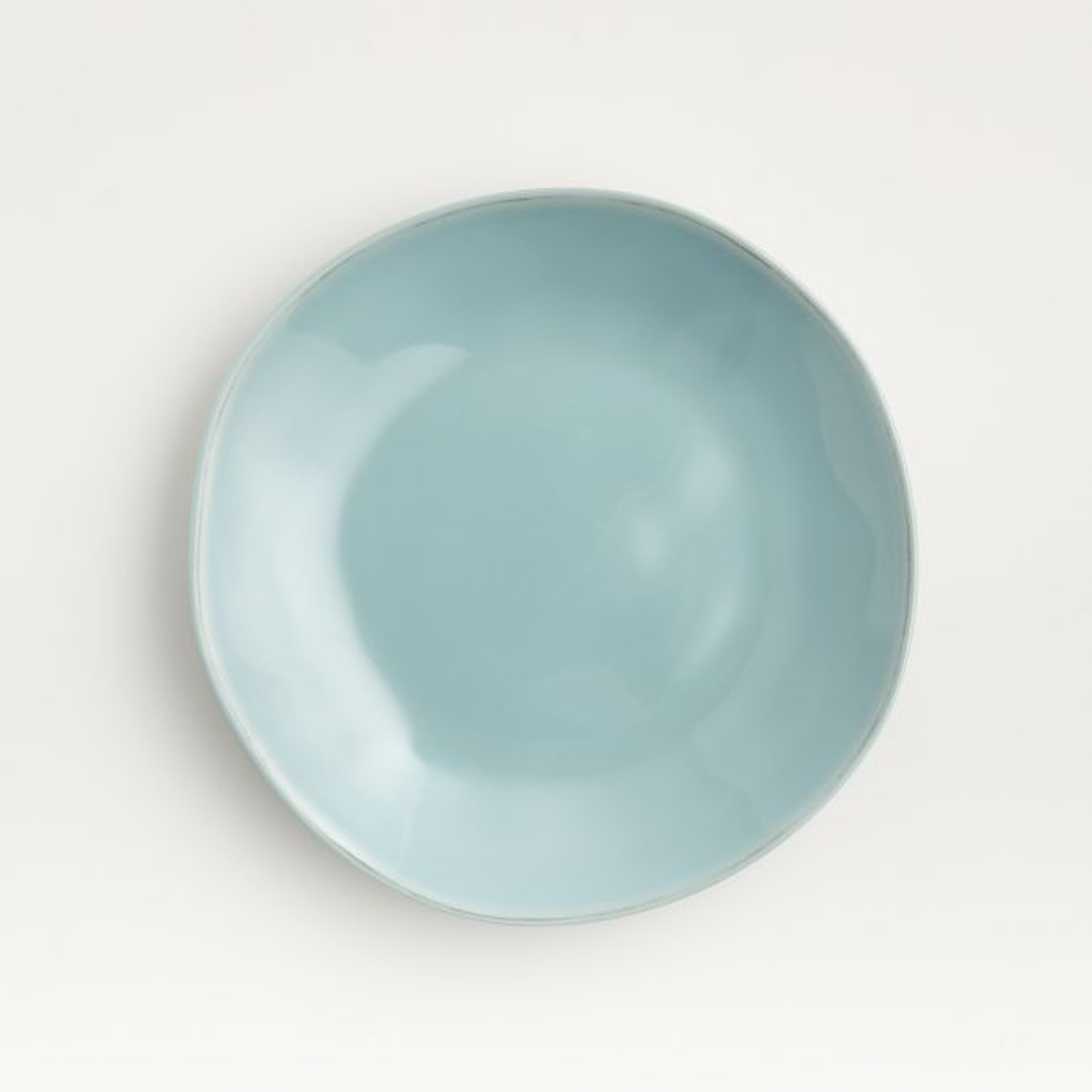Marin Blue Outdoor Melamine Salad Plate - Crate and Barrel