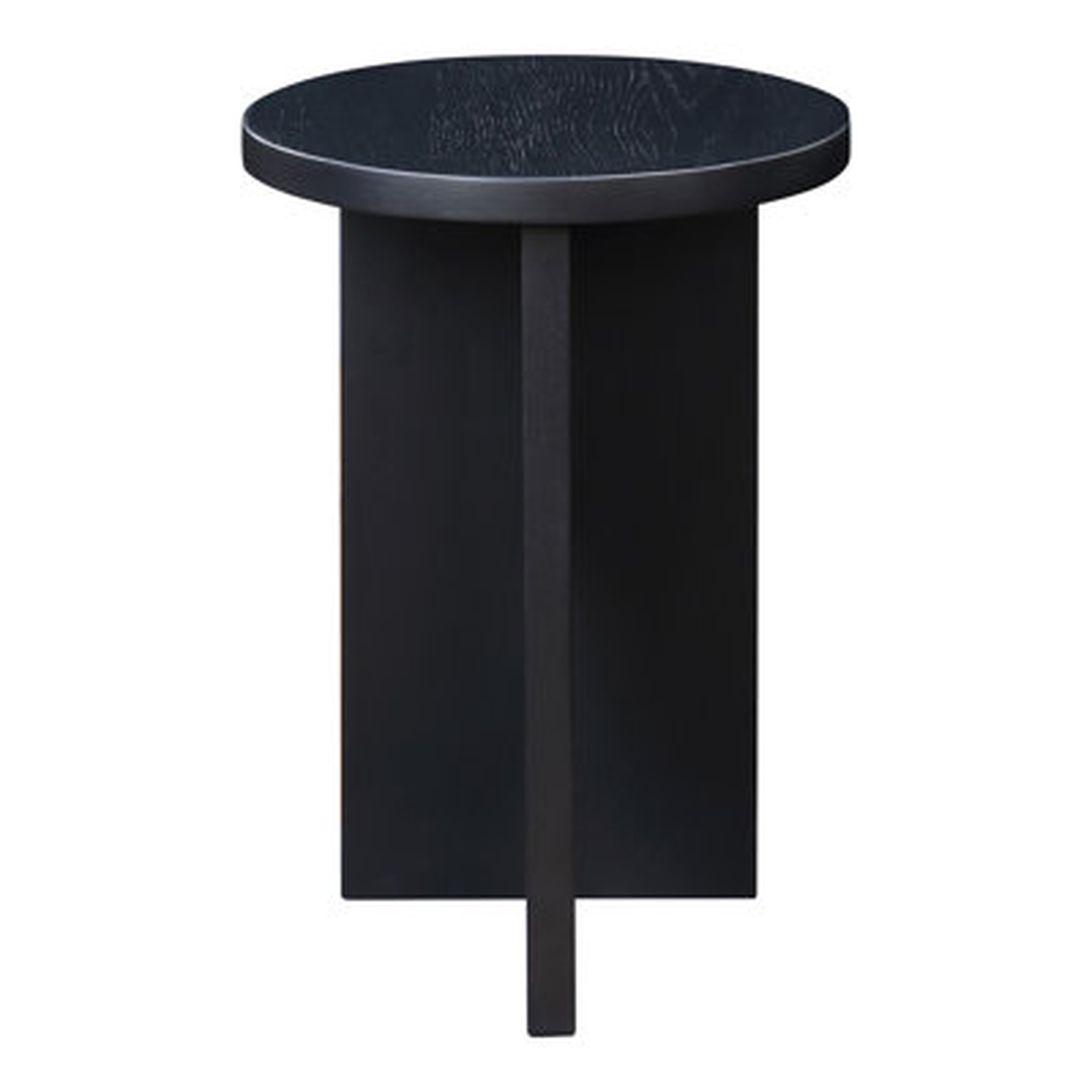 Shayne Solid Wood Abstract End Table - AllModern