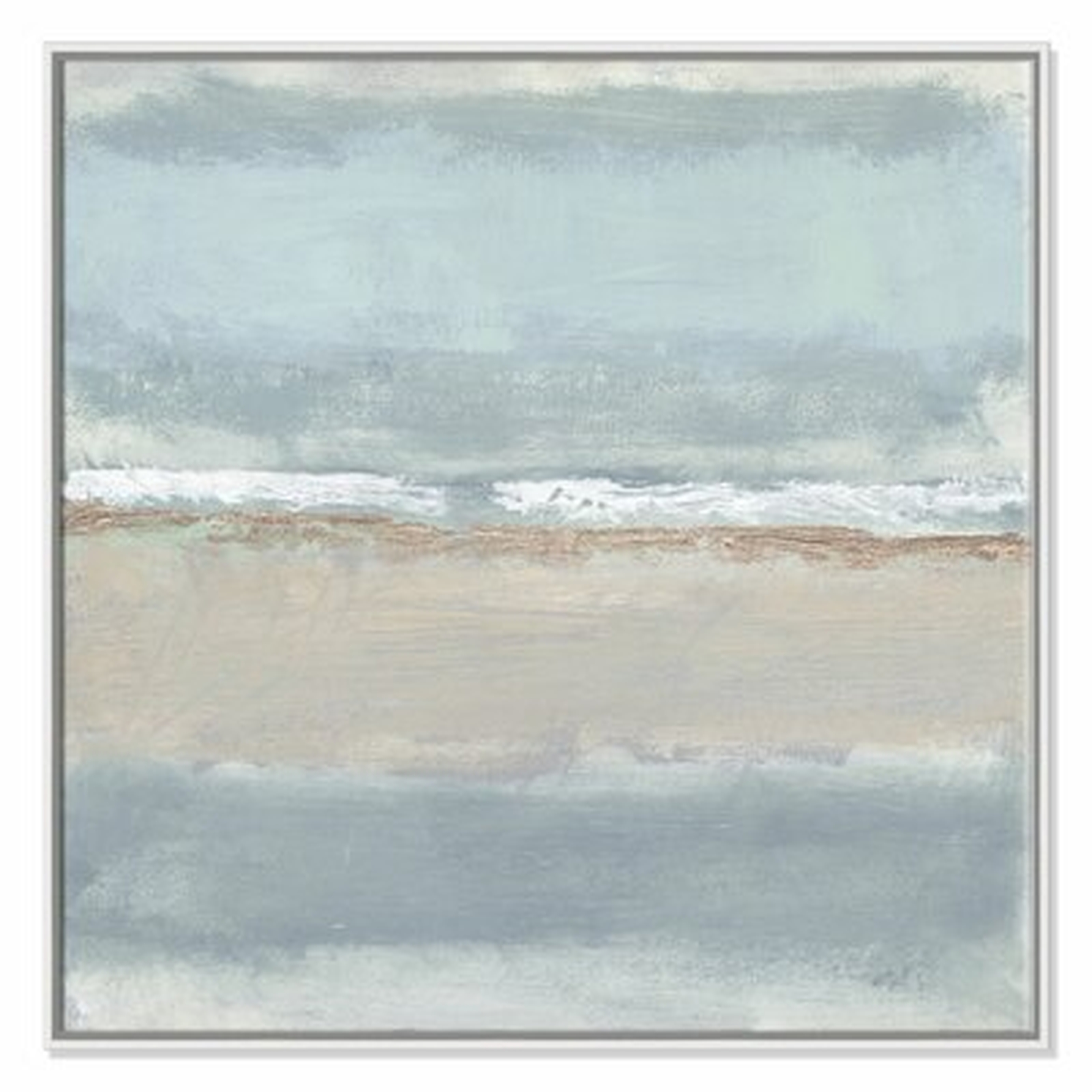Serenity 1 - Floater Frame Painting Print on Canvas - Birch Lane