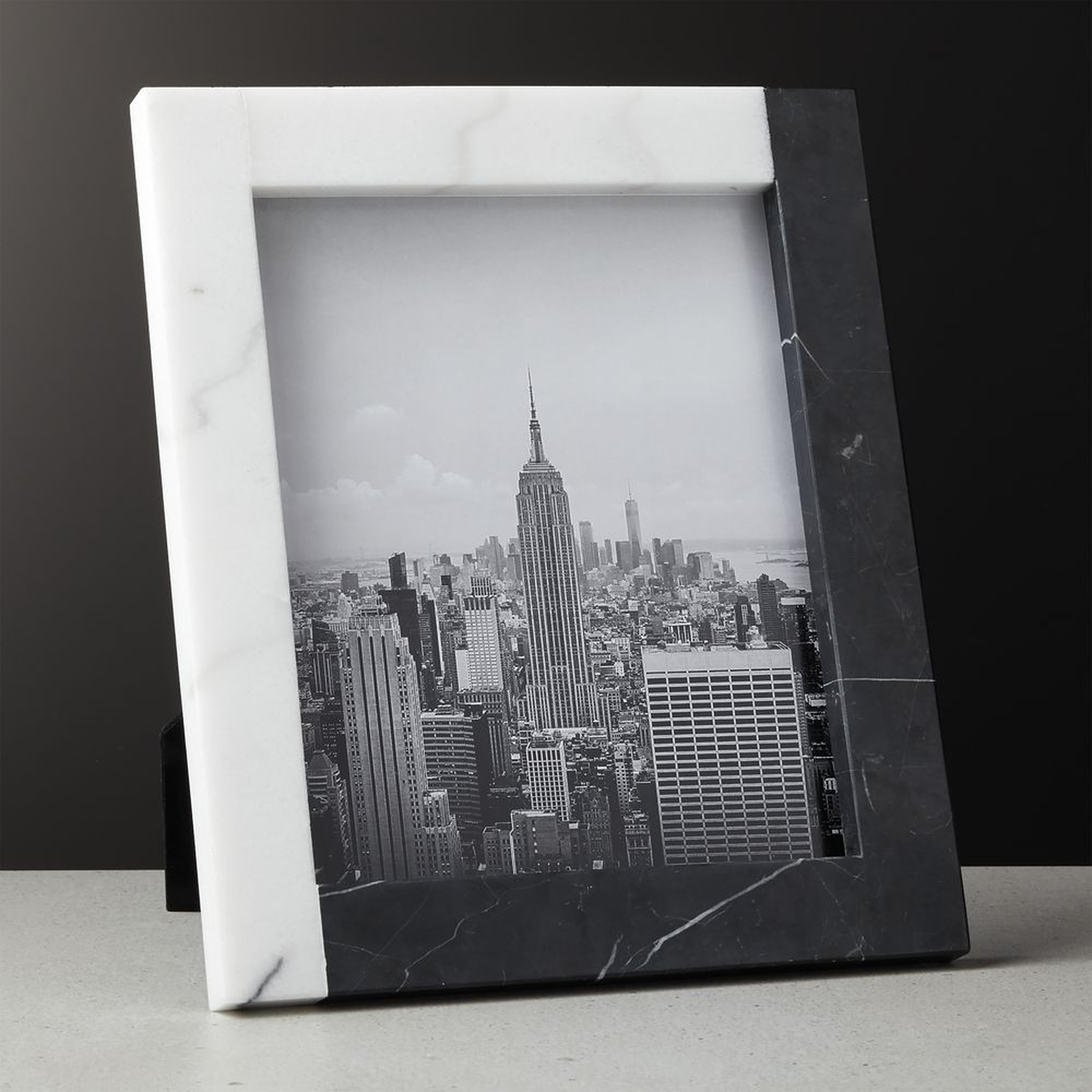Tatum Marble Frame 8"x10" - CB2