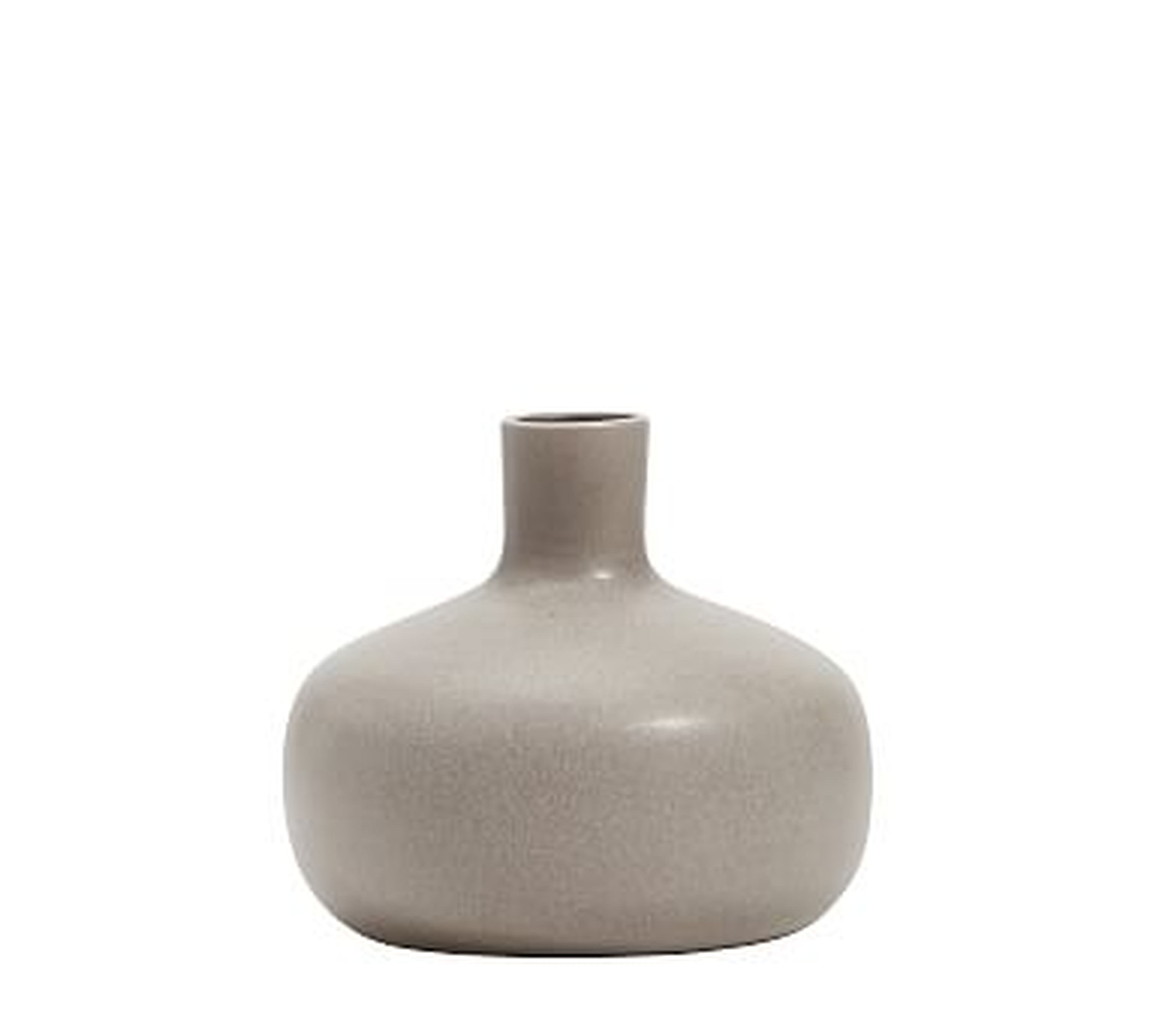 Mason Low Bottleneck Vase, Grey - Pottery Barn