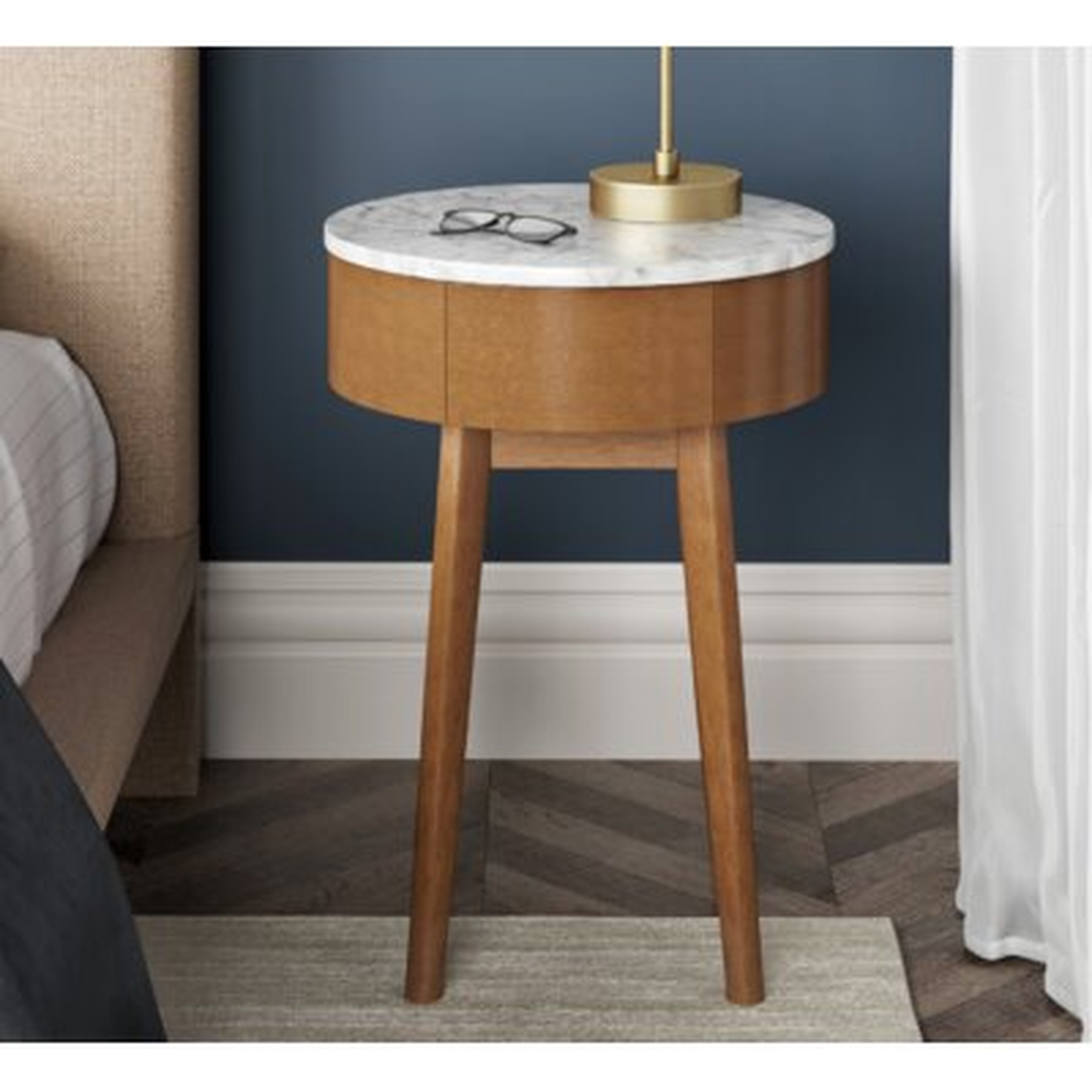 Charley End Table with Storage - Wayfair