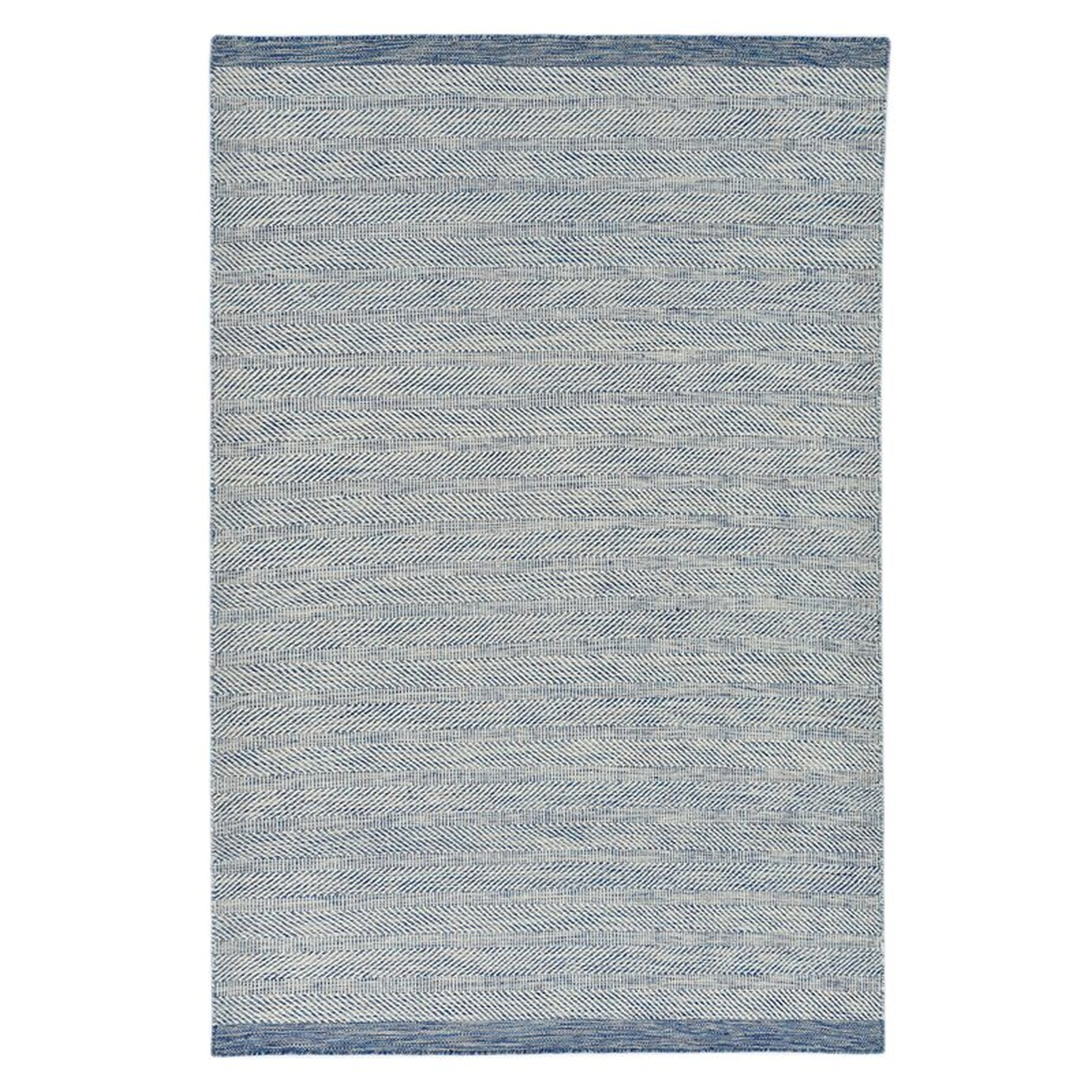 Solo Rugs Solo Rugs Isabella Hand Woven Wool Area Rug, Blue, 10 x 14 Rug Size: Rectangle 8' x 10' - Perigold