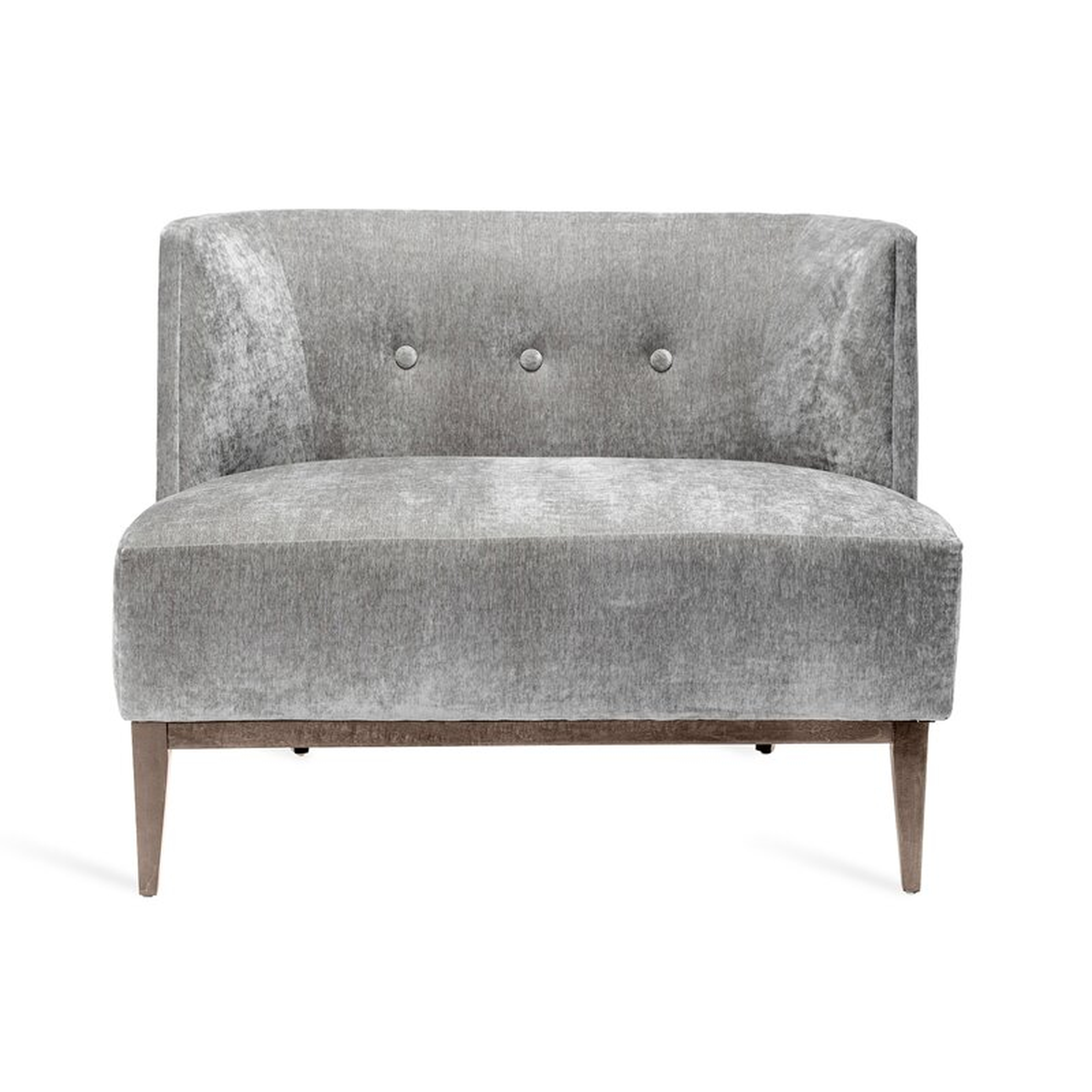 Interlude Chloe Lounge Chair Upholstery Color: Granite - Perigold