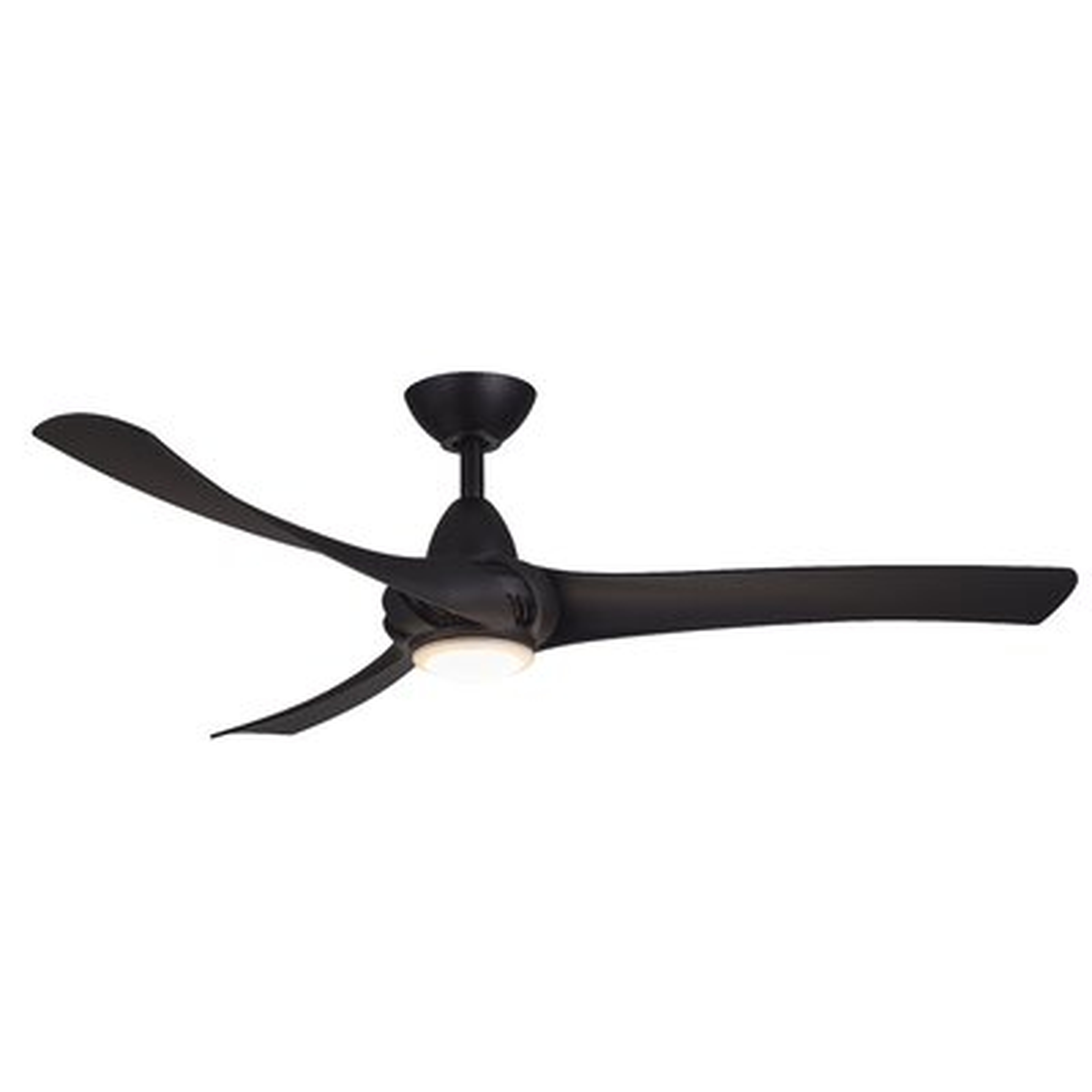 52'' Cairo 3 Blade LED Ceiling Fan with Remote, Light Kit Included - AllModern