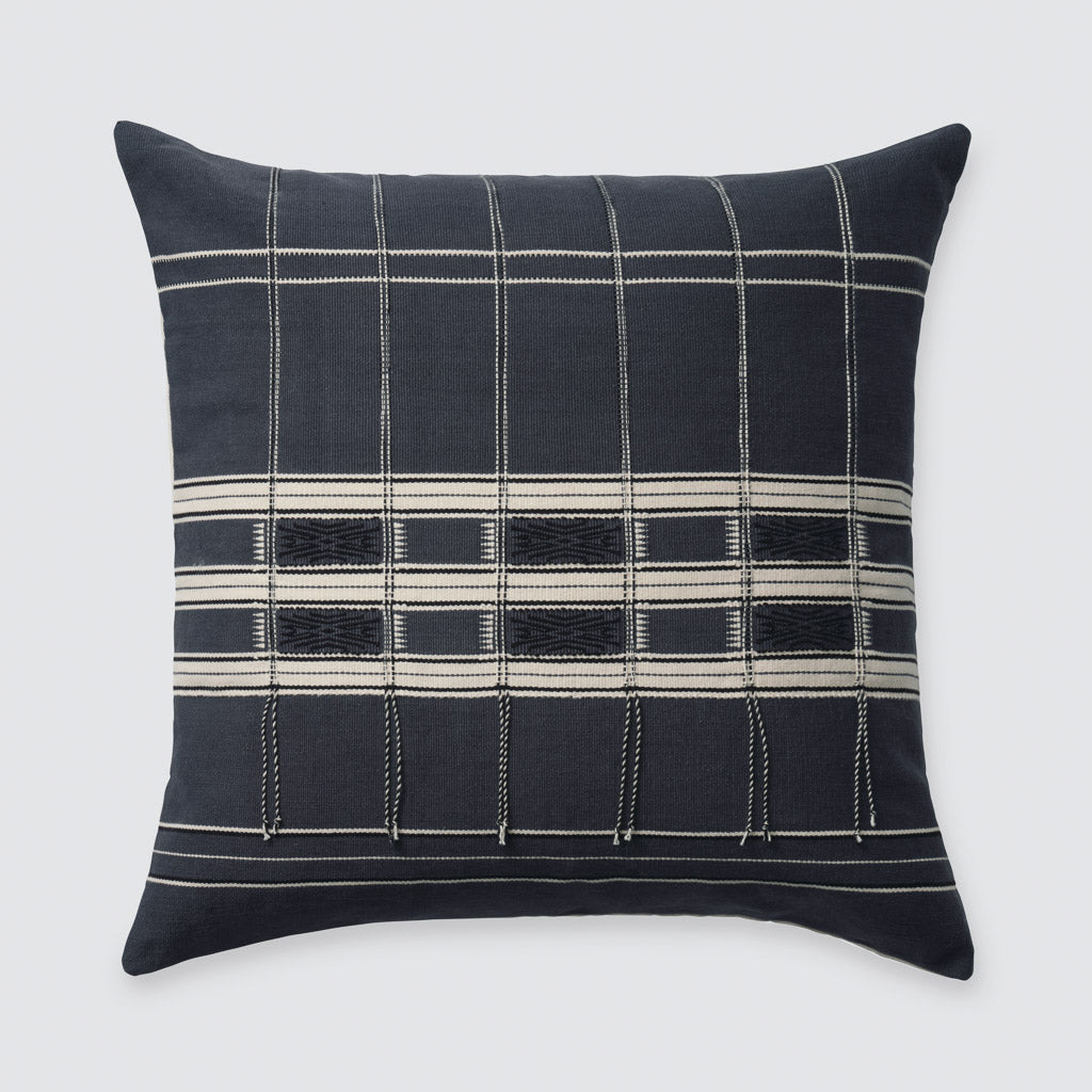 The Citizenry Tuli Pillow | 18" x 18" | Blue - The Citizenry