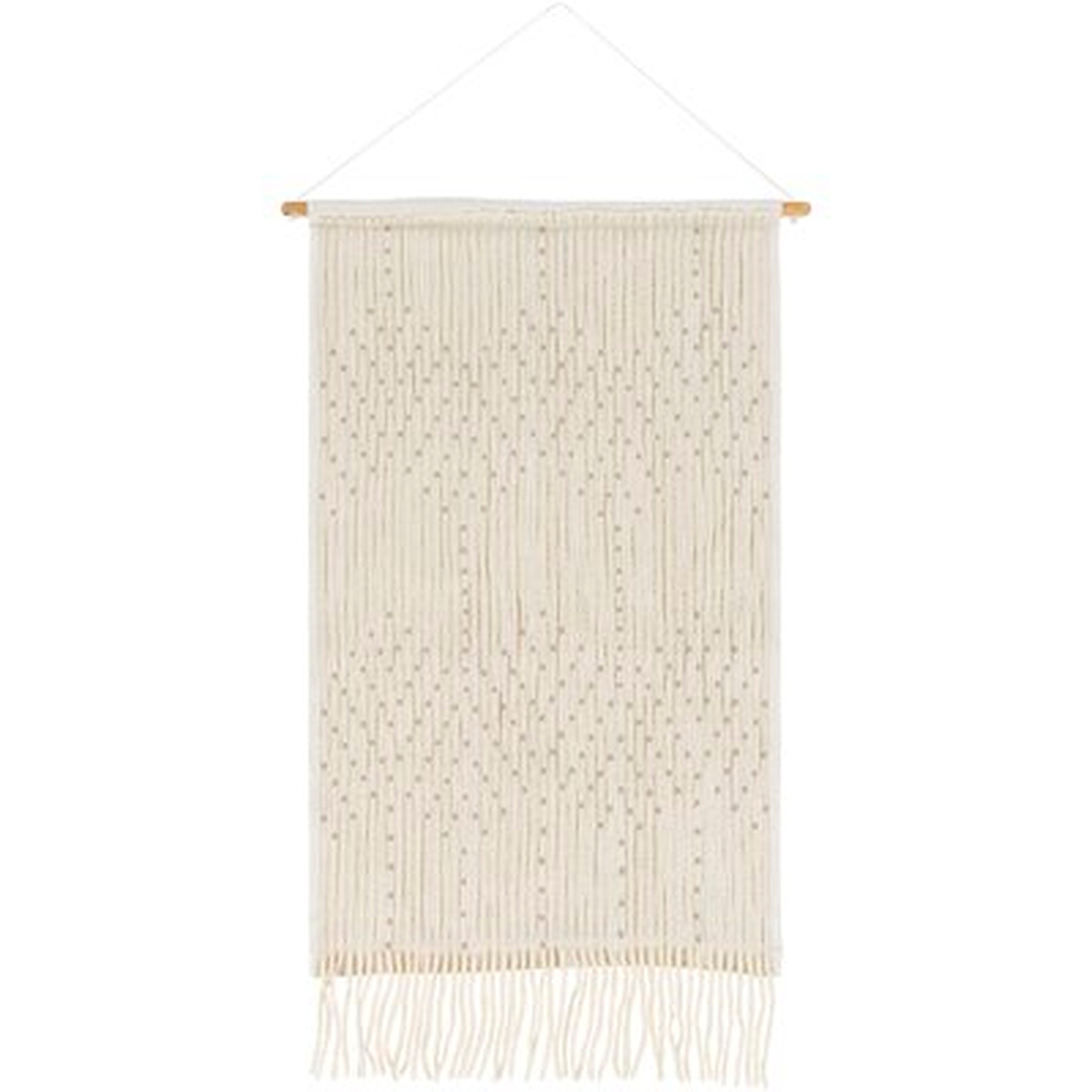 Cotton Wall Hanging with Rod Included - AllModern