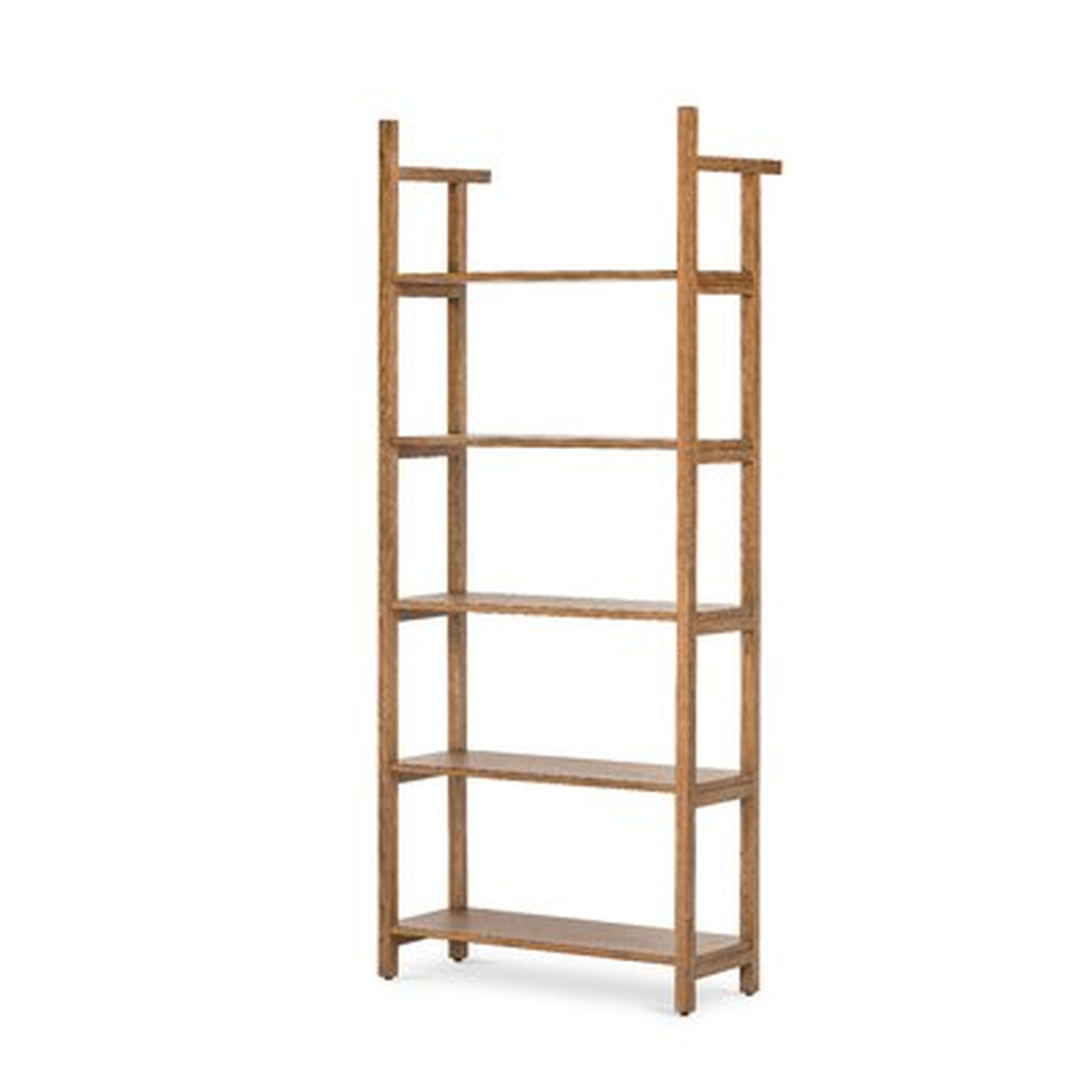 Hennis 77'' H x 32" W Etagere Bookcase - Wayfair