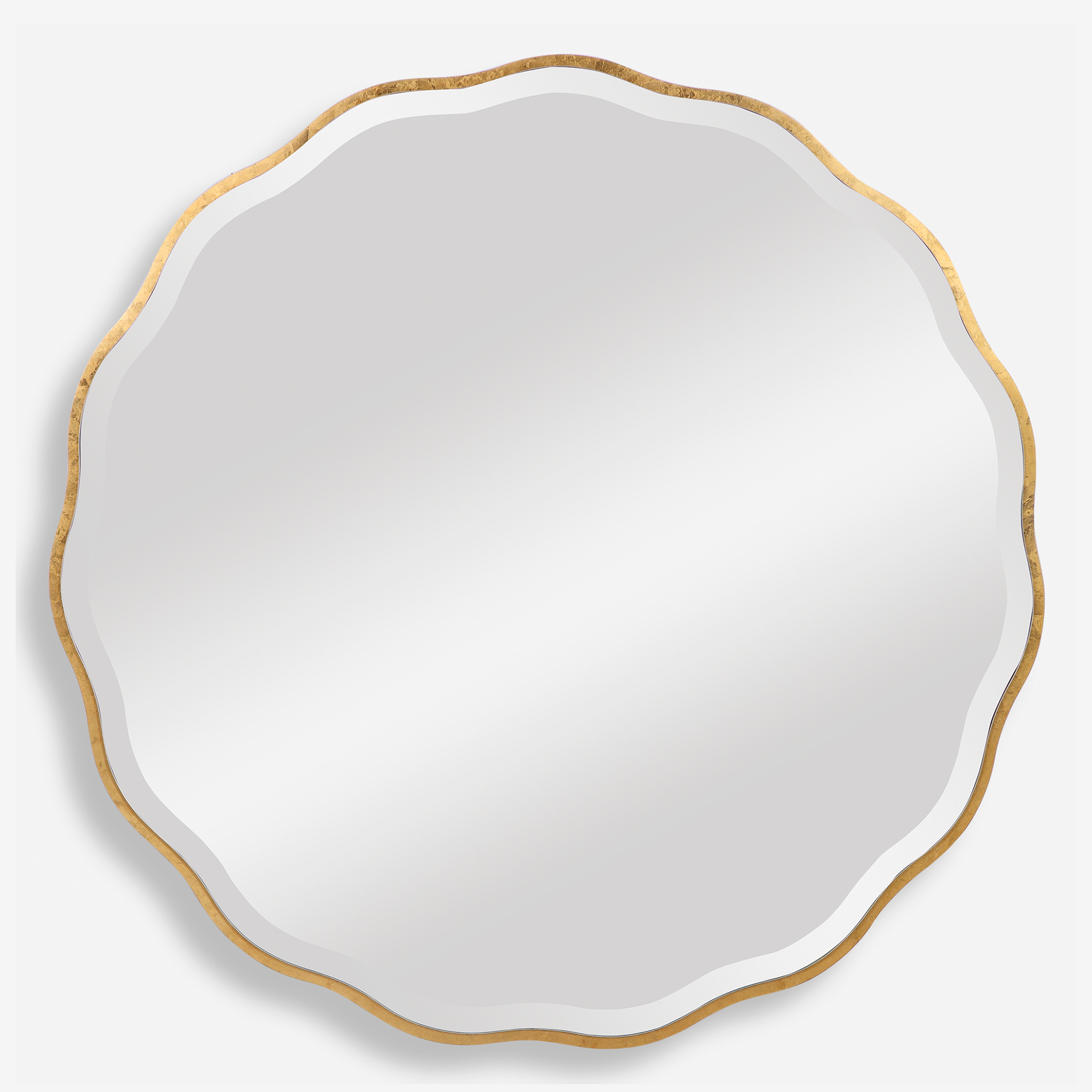 Aneta Gold Round Mirror - Uttermost