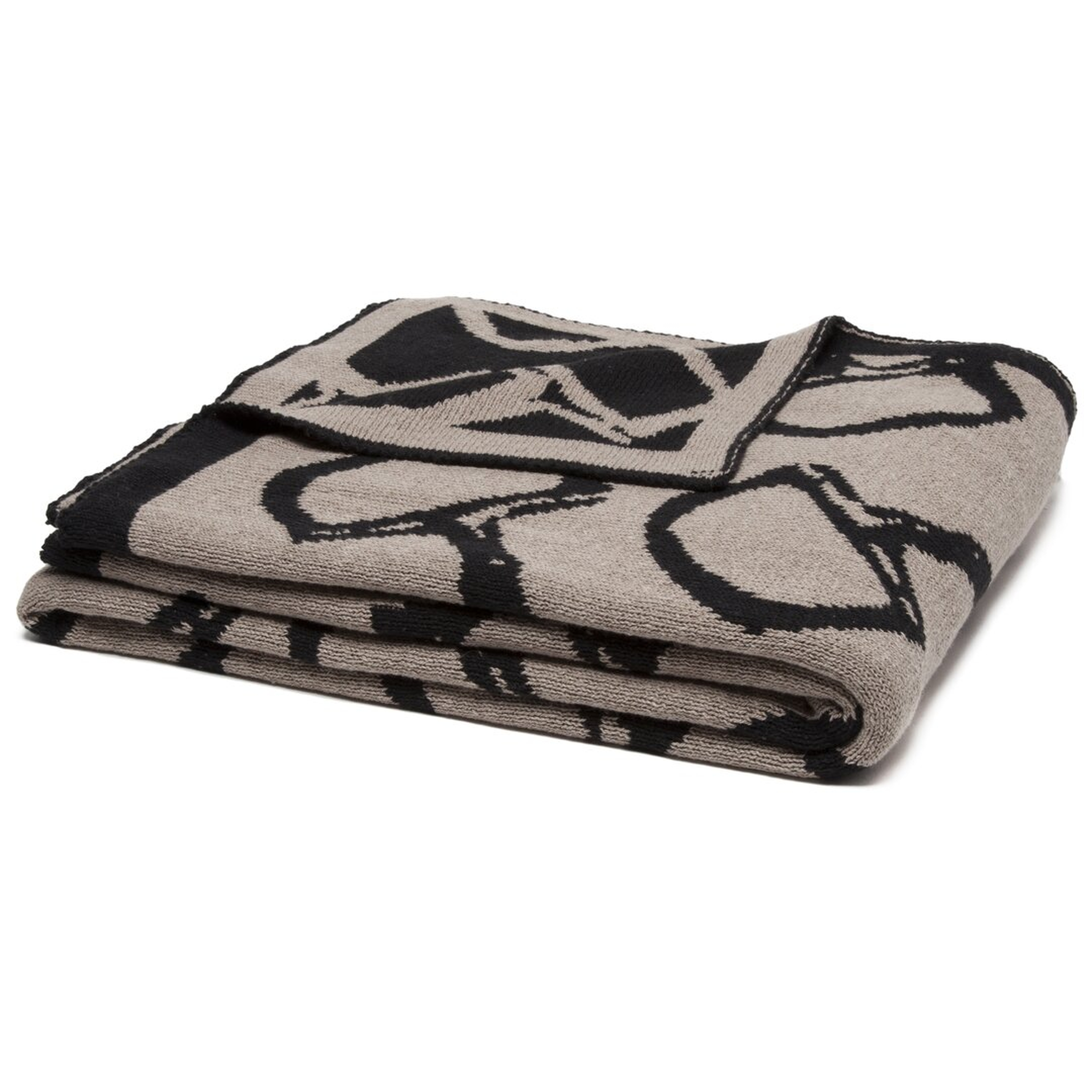 "In2Green Reversible Bits Throw Blanket" - Perigold
