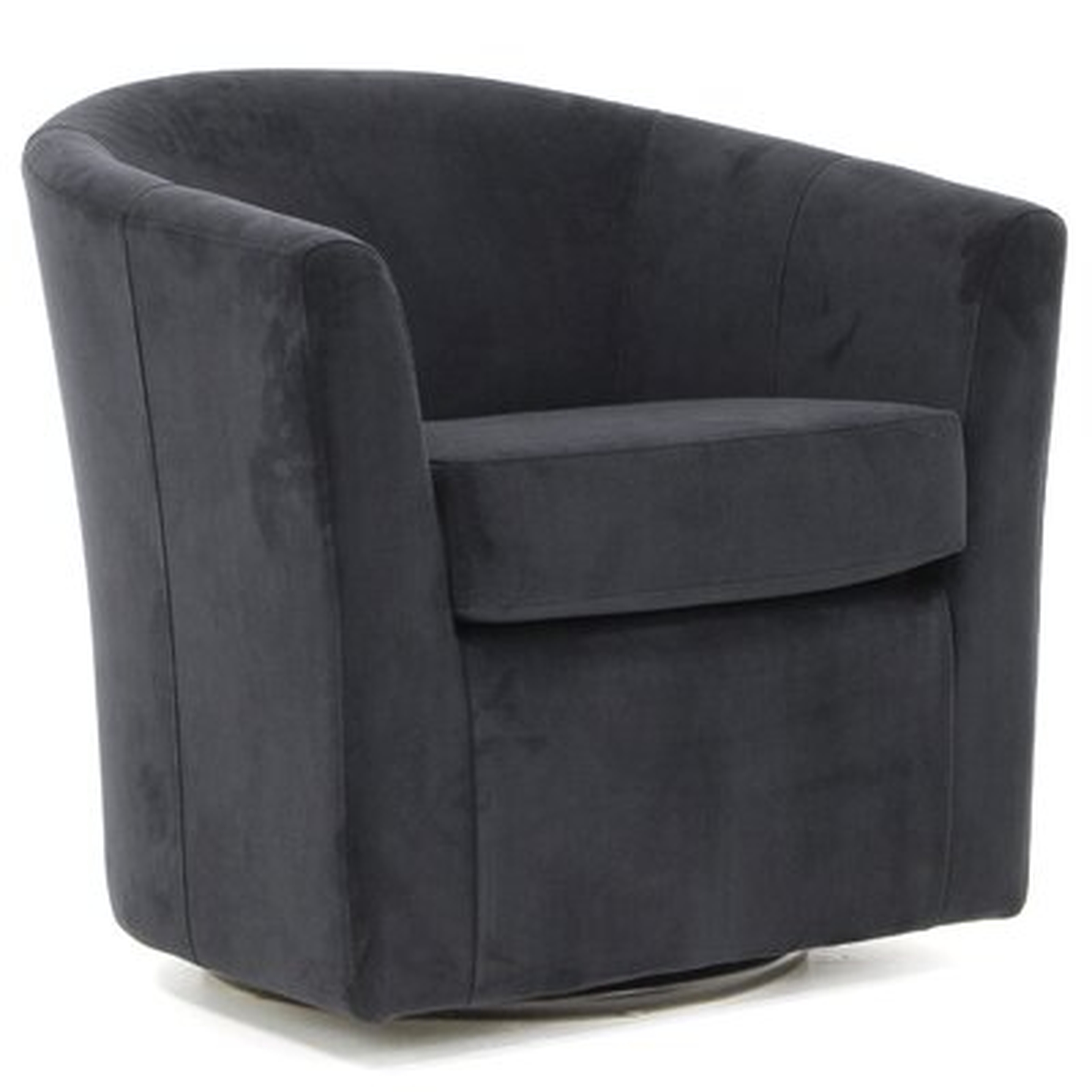 Hansell Upholstered Swivel Barrel Chair - Wayfair