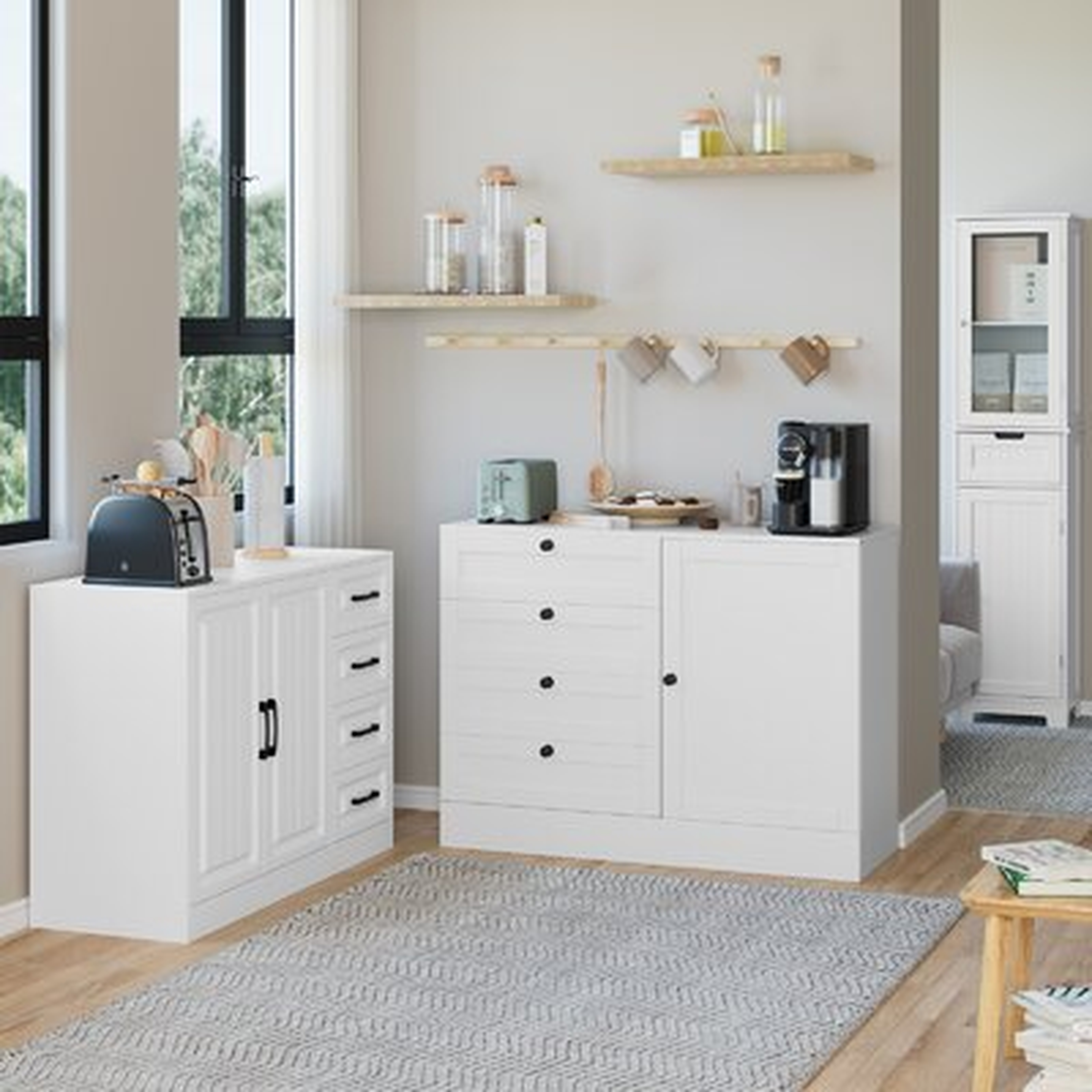 Beeville 43.3'' Wide 4 Drawer Sideboard - Wayfair