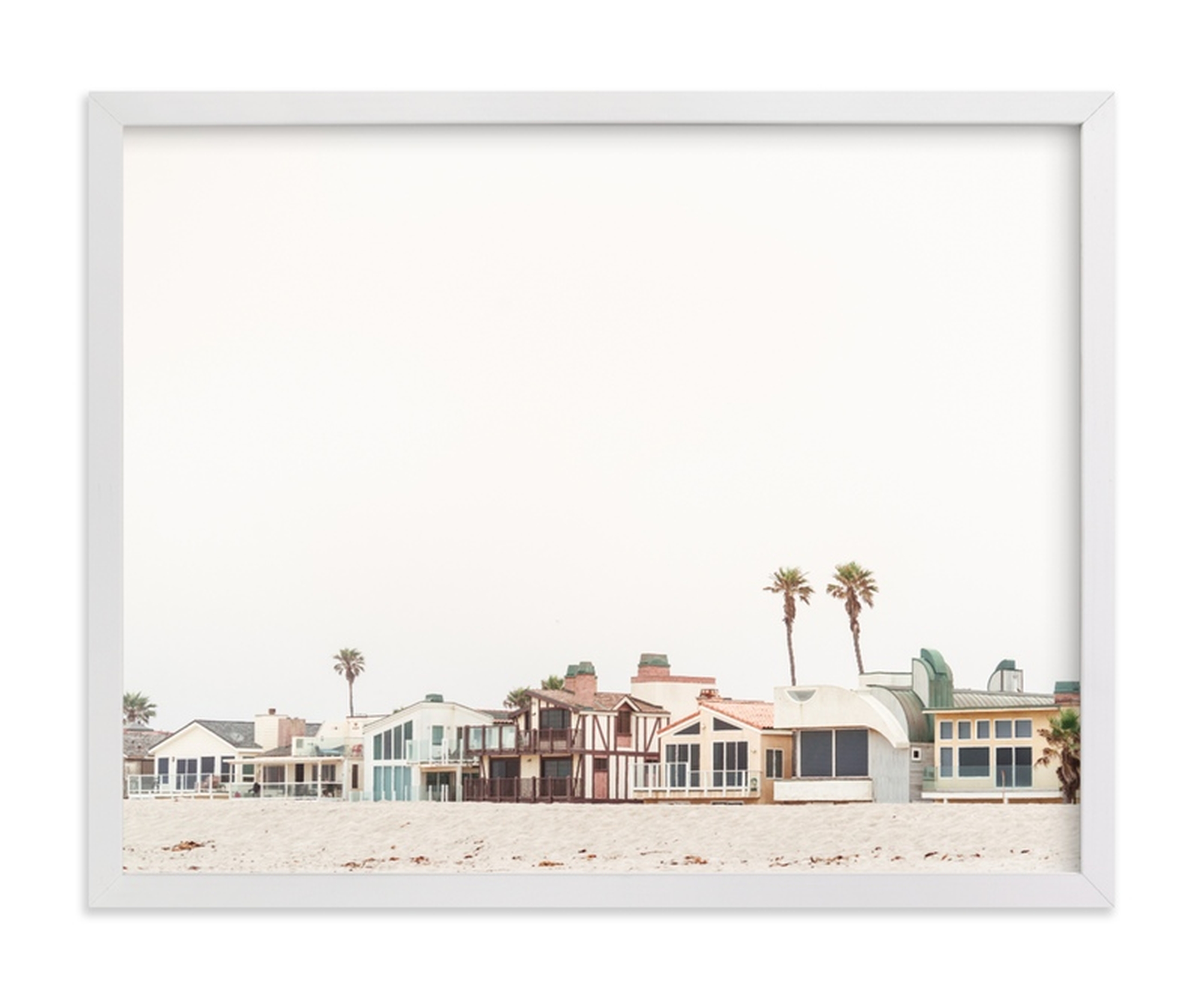 Beach Houses Limited Edition Fine Art Print - Minted