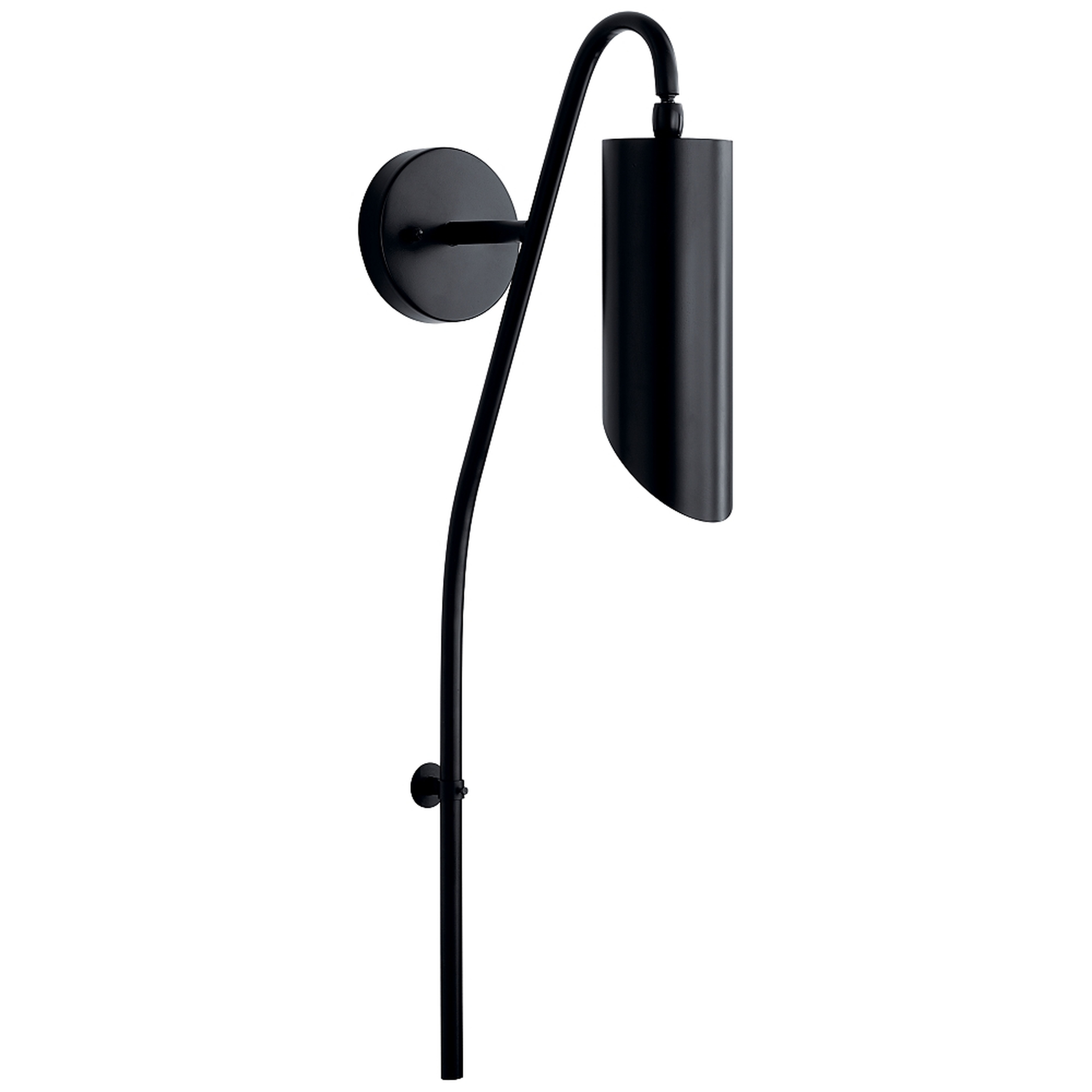 Kichler Trentino 30" High Black Plug-In Wall Sconce - Style # 705M0 - Lamps Plus