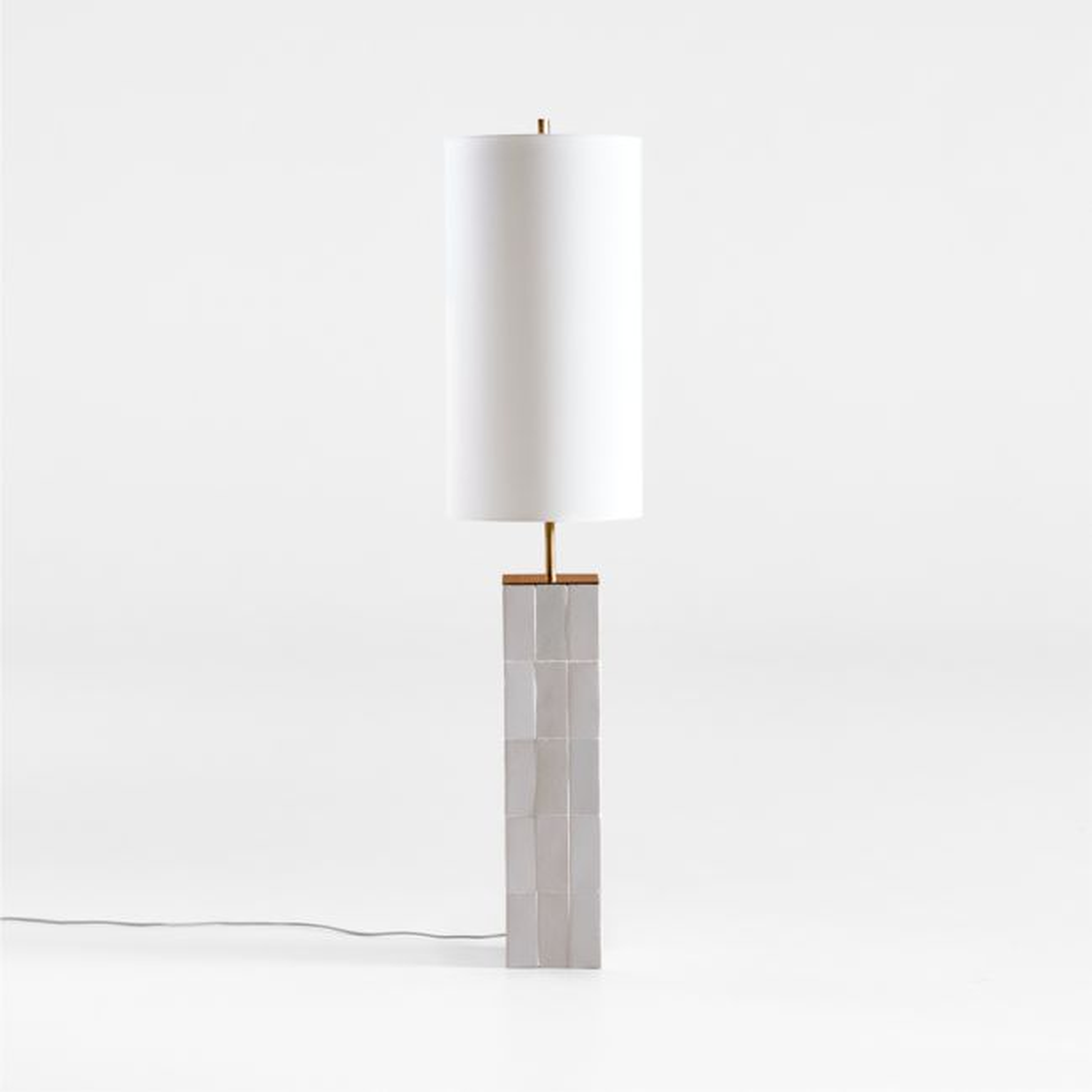 Vista Tile Ceramic Floor Lamp - Crate and Barrel