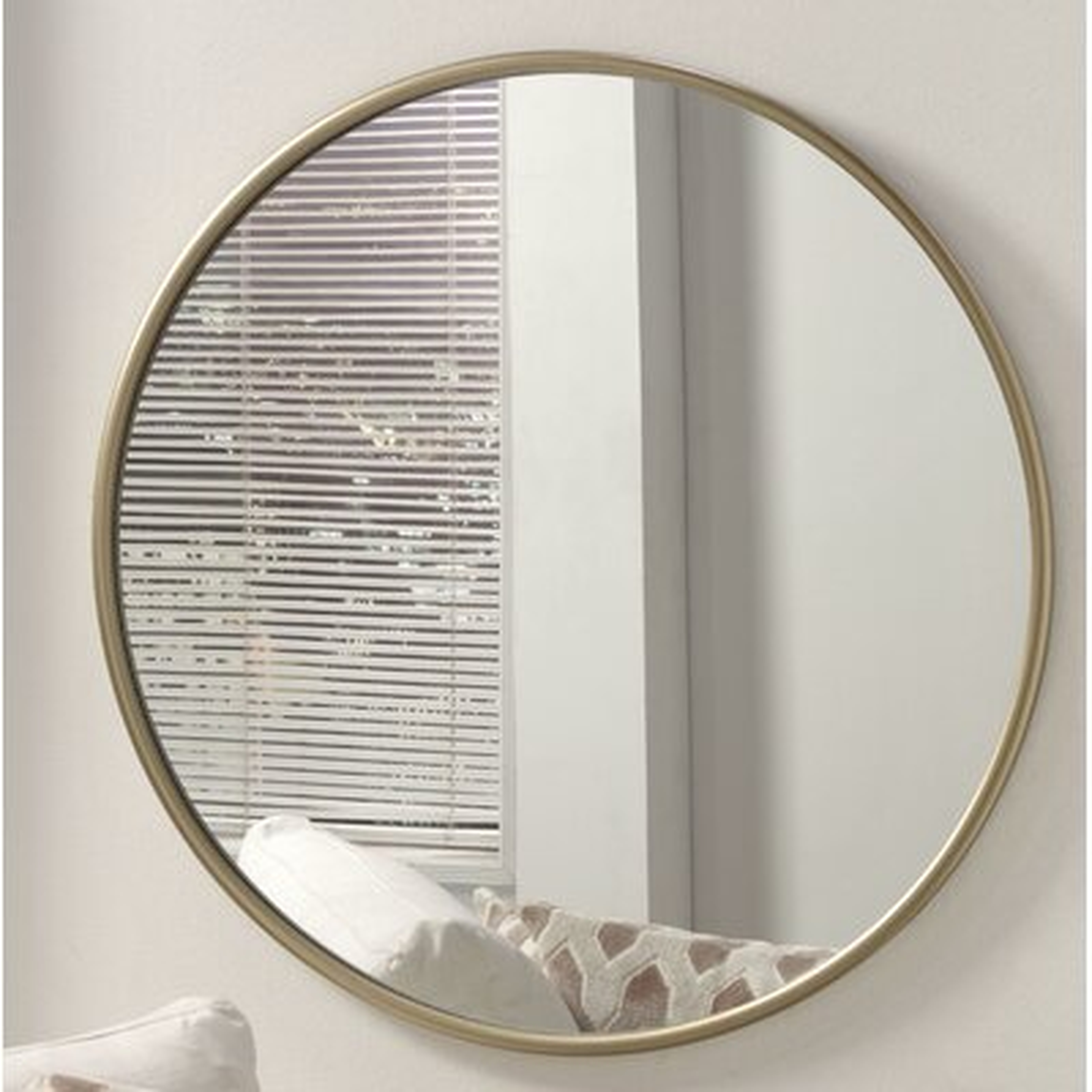 Aldon Round Accent Mirror - Wayfair
