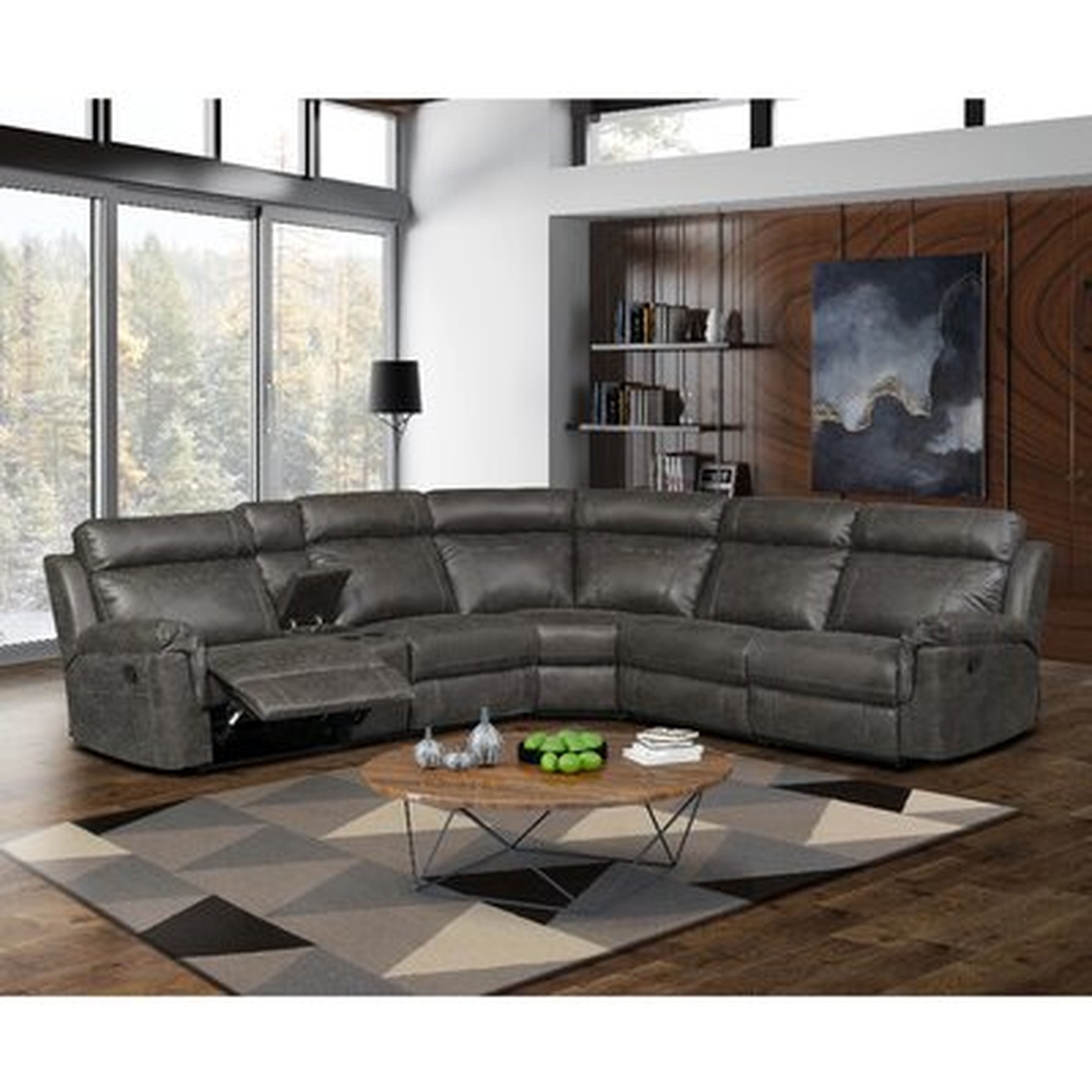 Kuo Right Hand Facing Reclining Sectional - Wayfair
