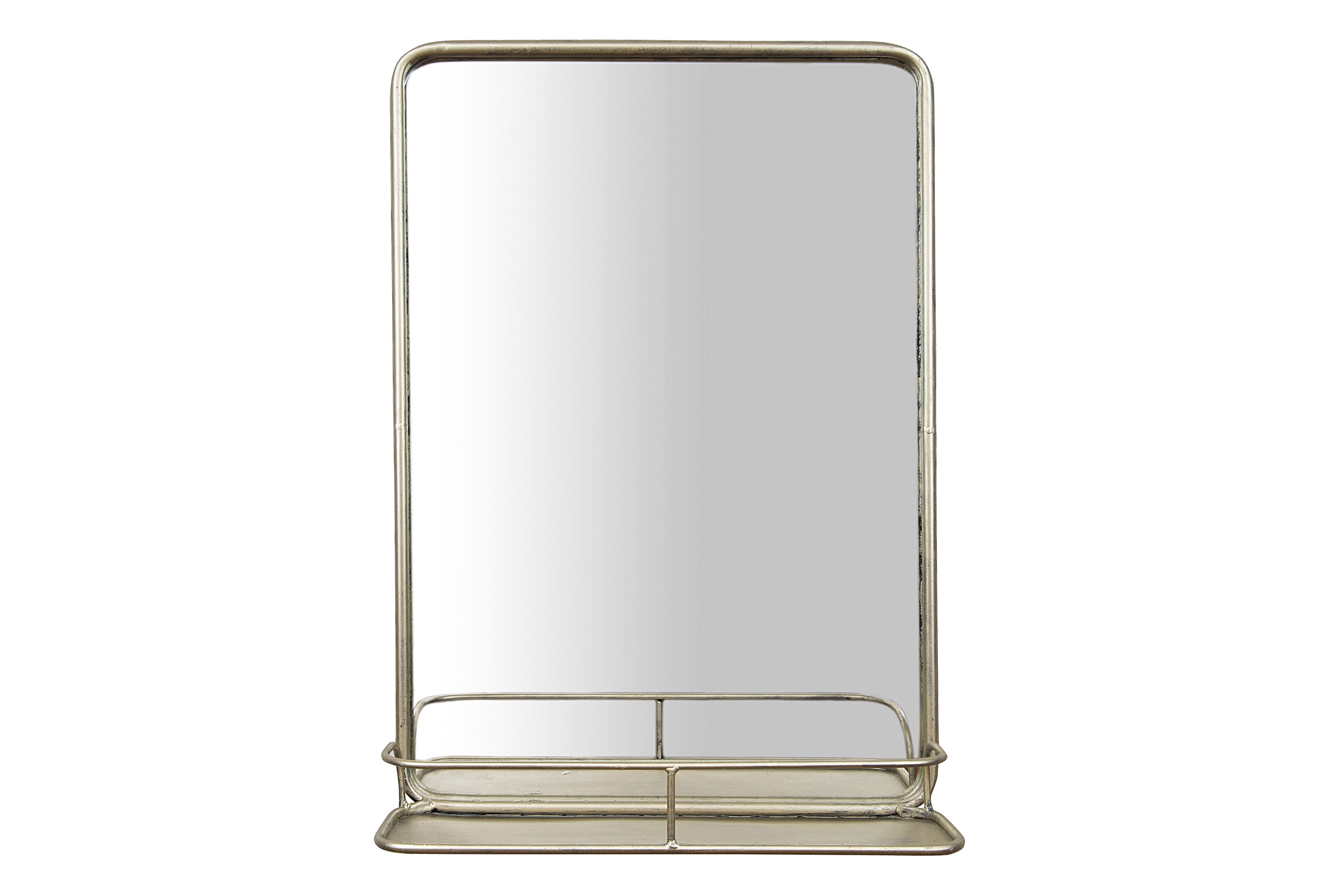Rectangle Wall Mirror with Shelf - Nomad Home